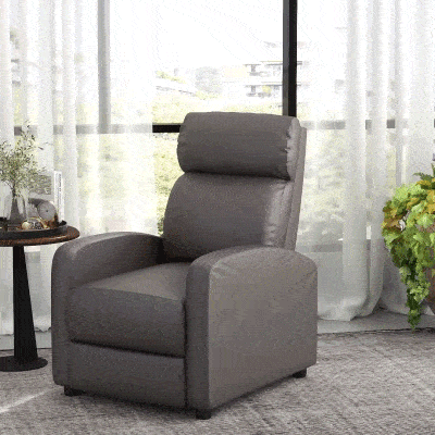 HOMCOM Poltrona de Massagem Reclinável com 2 Zonas de Massagem 8 Programas e 5 Níveis de Intensidade 68x88x98 cm Marrom Escuro