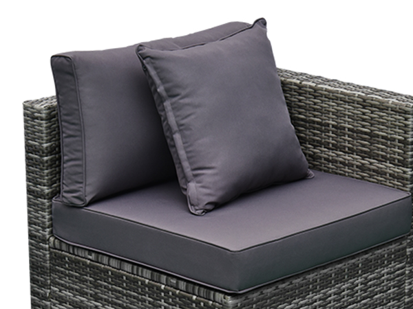 レア　ストーン付　PEANUTS&Co ACME Furniture Wネーム Outsunny 6 Pieces Outdoor PE Rattan Sofa Set, Sectional