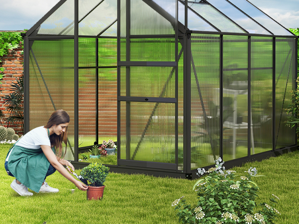 Outsunny Greenhouse Garden Green House Outdoor Greenhouse Kit PC