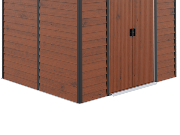 Outsunny 8' x 7' Outdoor Storage Shed, Galvanized Steel Metal