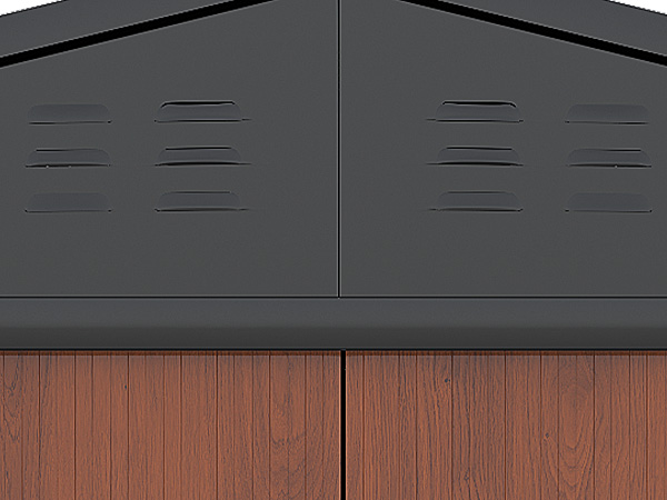 Outsunny 8' x 7' Outdoor Storage Shed, Galvanized Steel Metal