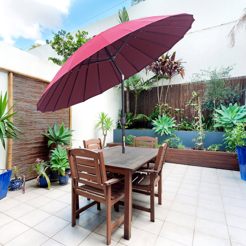 Chapéus de sol com iluminação LED