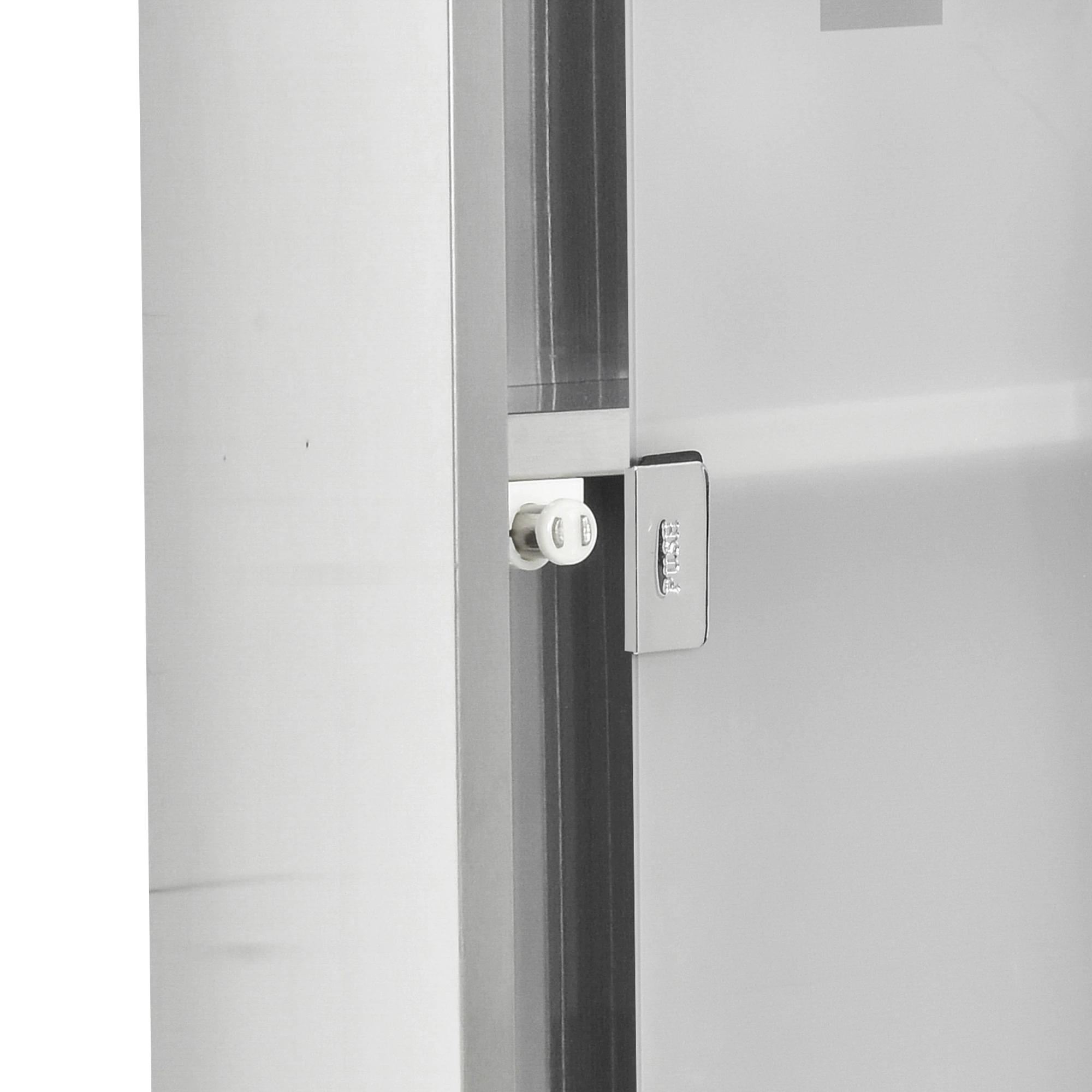 Kleankin Medicijnkast, Afsluitbaar, 3 Compartimenten, Stevig Stalen Behuizing, Met Receptenvak Stevig Stalen Behuizing Wit 40 X 15 X 53 5 Cm~1lbvovs783g00