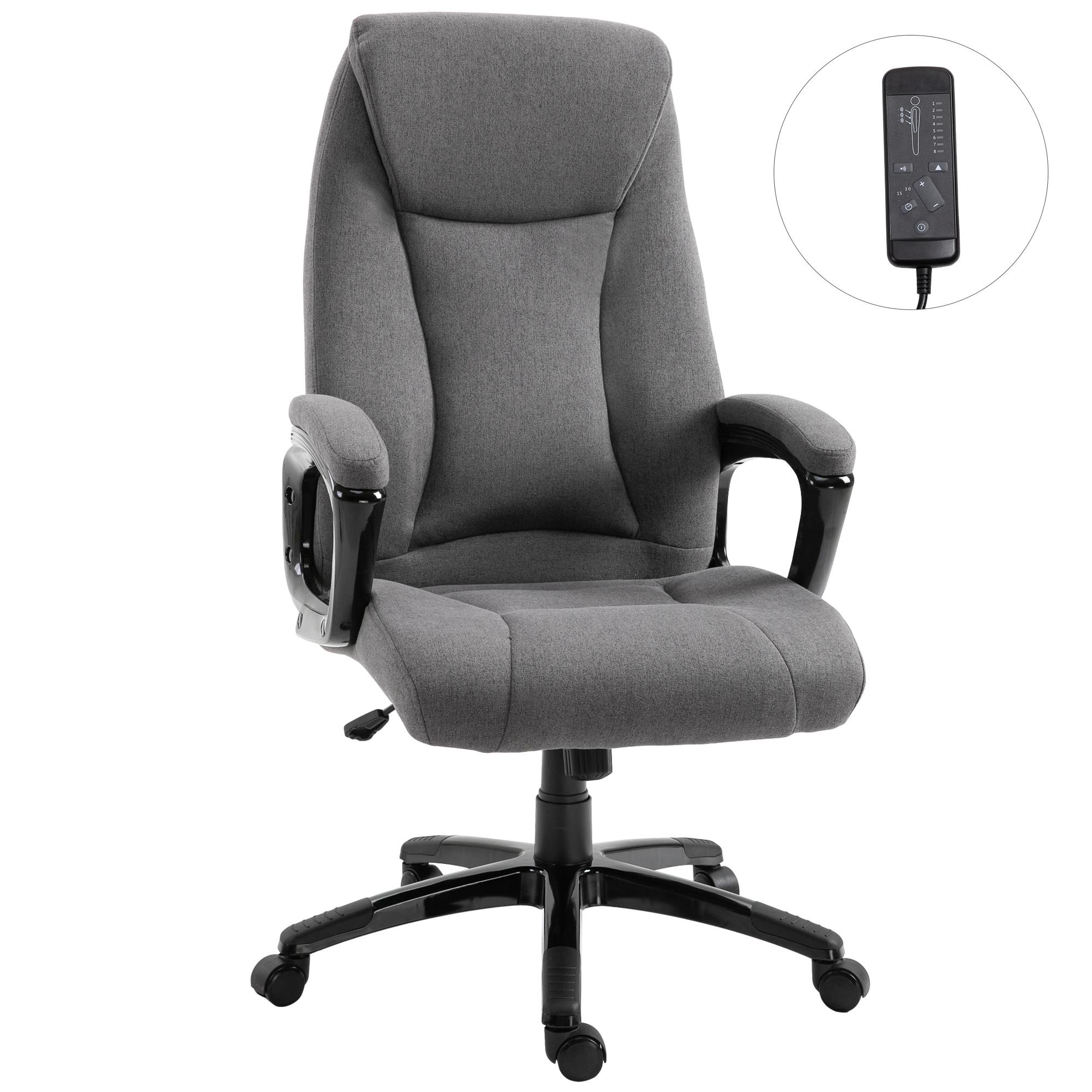 Beoordelingen Voor HOMCOM® Bureaustoel Massage- En Warmtefunctie Kantoorstoel Directiestoel Gaming Stoel Massagestoel Met Vibratie~0uerk3n7b9g01