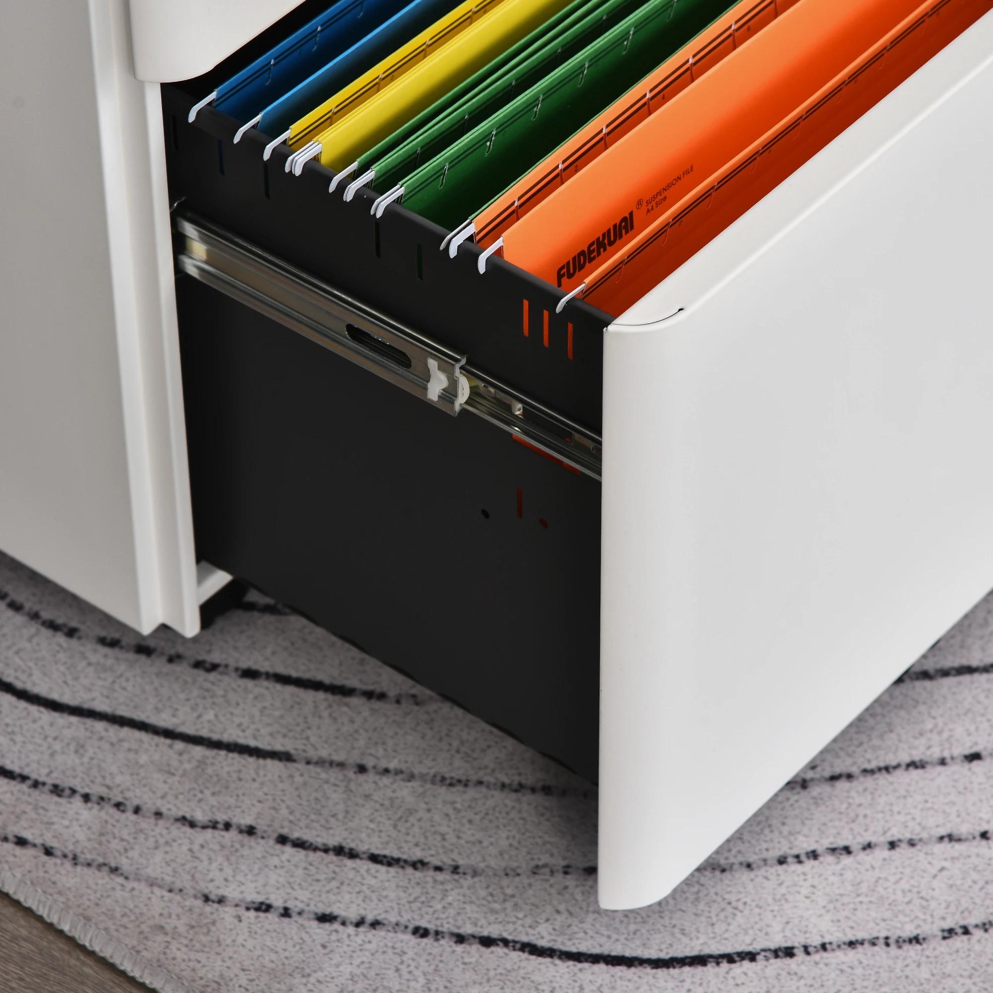 Preisvergleich für Vinsetto - Rollcontainer Aktenschrank mit 3