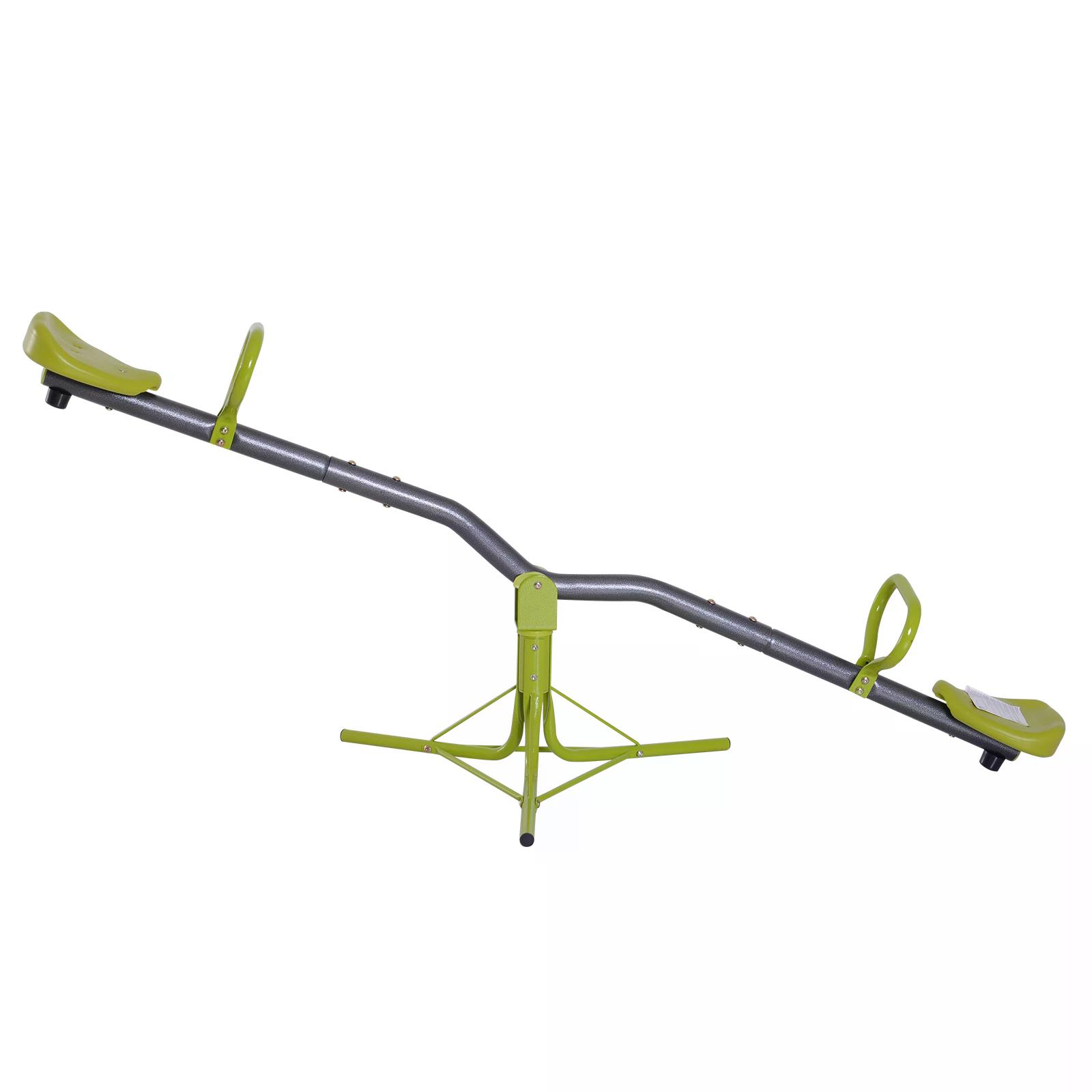 HOMCOM Kids Children 360 Degree Rotating Seesaw Swivel Playground Equipment Garden Outdoor Indoor | Aosom Ireland