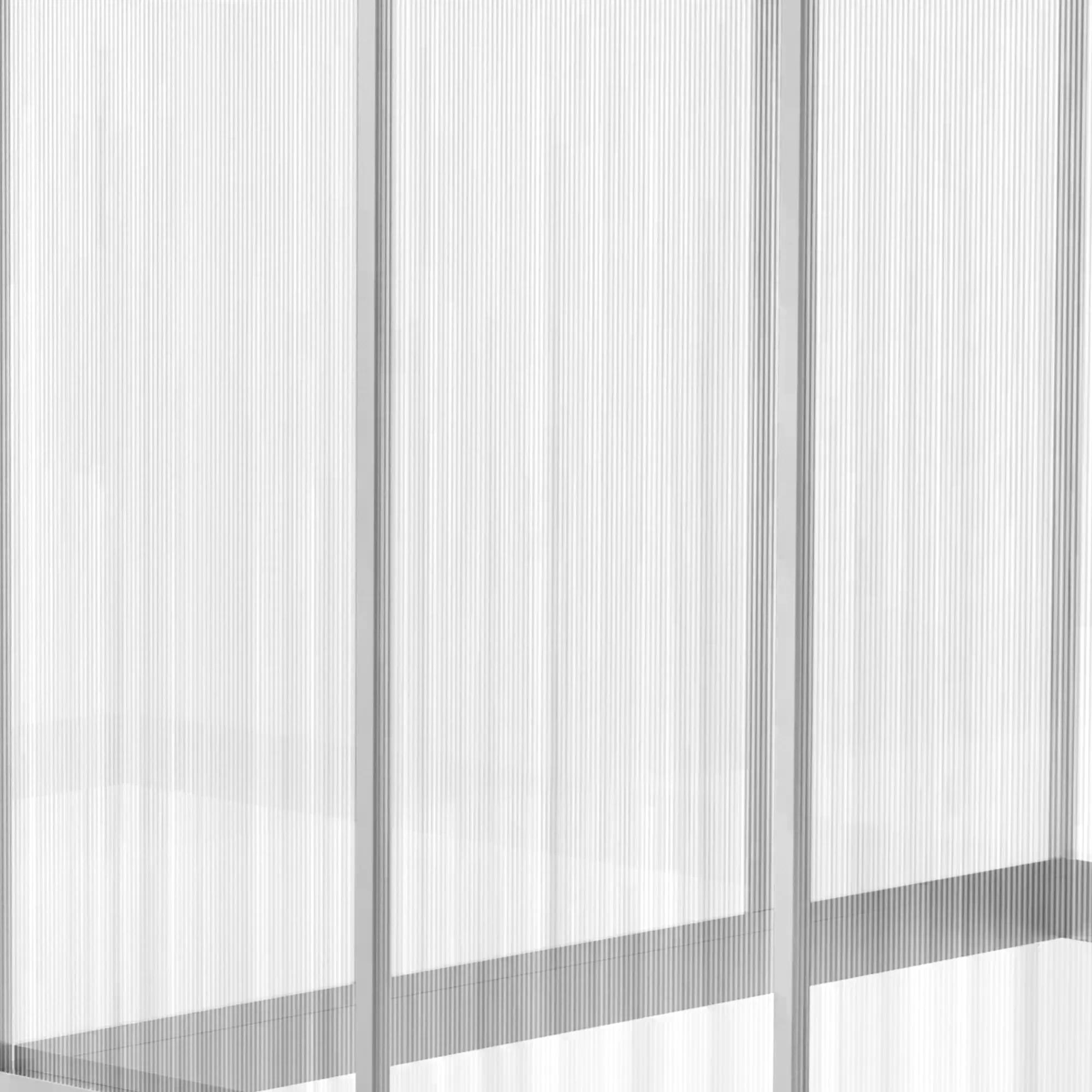 Outsunny 6x10ft Clear Polycarbonate Greenhouse Aluminium Frame Large Walk-In Garden Plants Grow