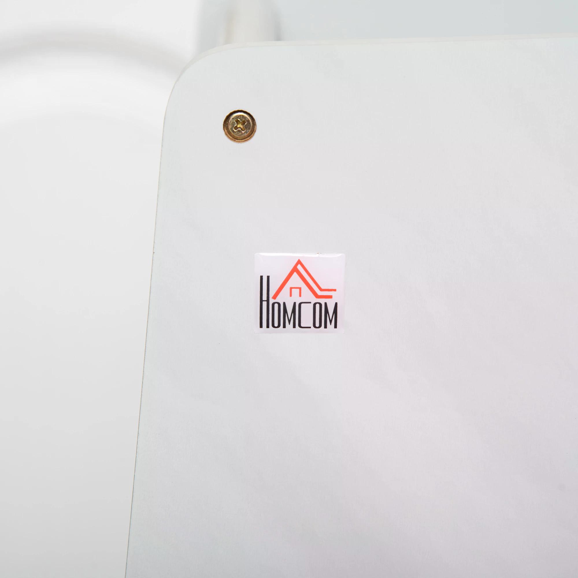 HOMCOM Toddler Step Stool Kids Adjustable Standing Tower with Safety Rail for Kitchen Counter Grey