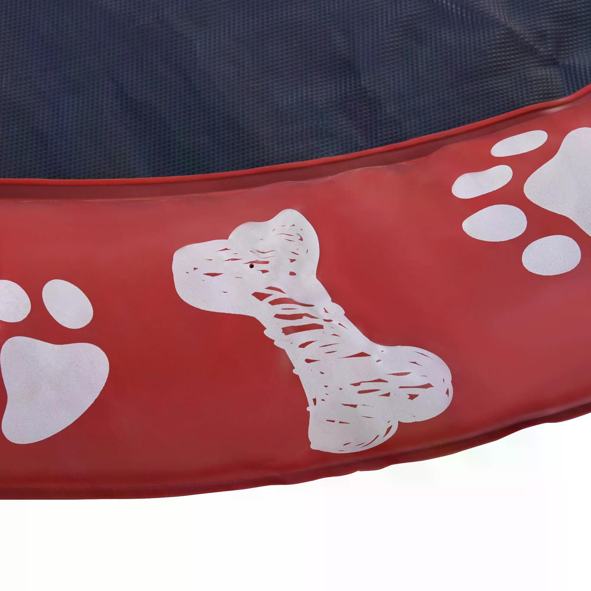 PawHut Splash Pad for Pets, Sprinkler Mat Dog Bath Pool, Water Play Mat for Outdoor Fun, Durable & Safe, Blue.