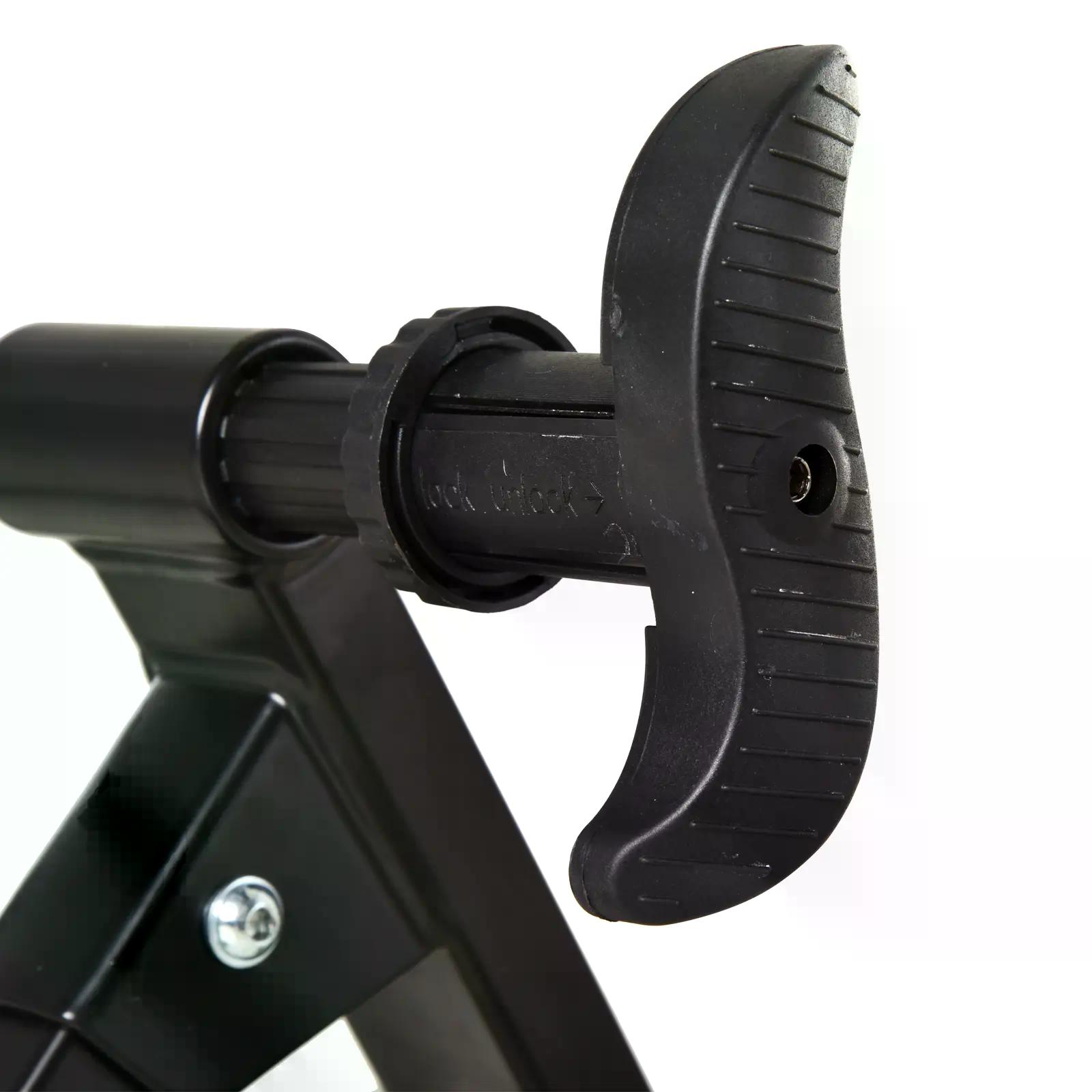 HOMCOM Foldable Indoor Bike Trainer Stationary Workout Stand,8 Level Magnetic Resistance, Black