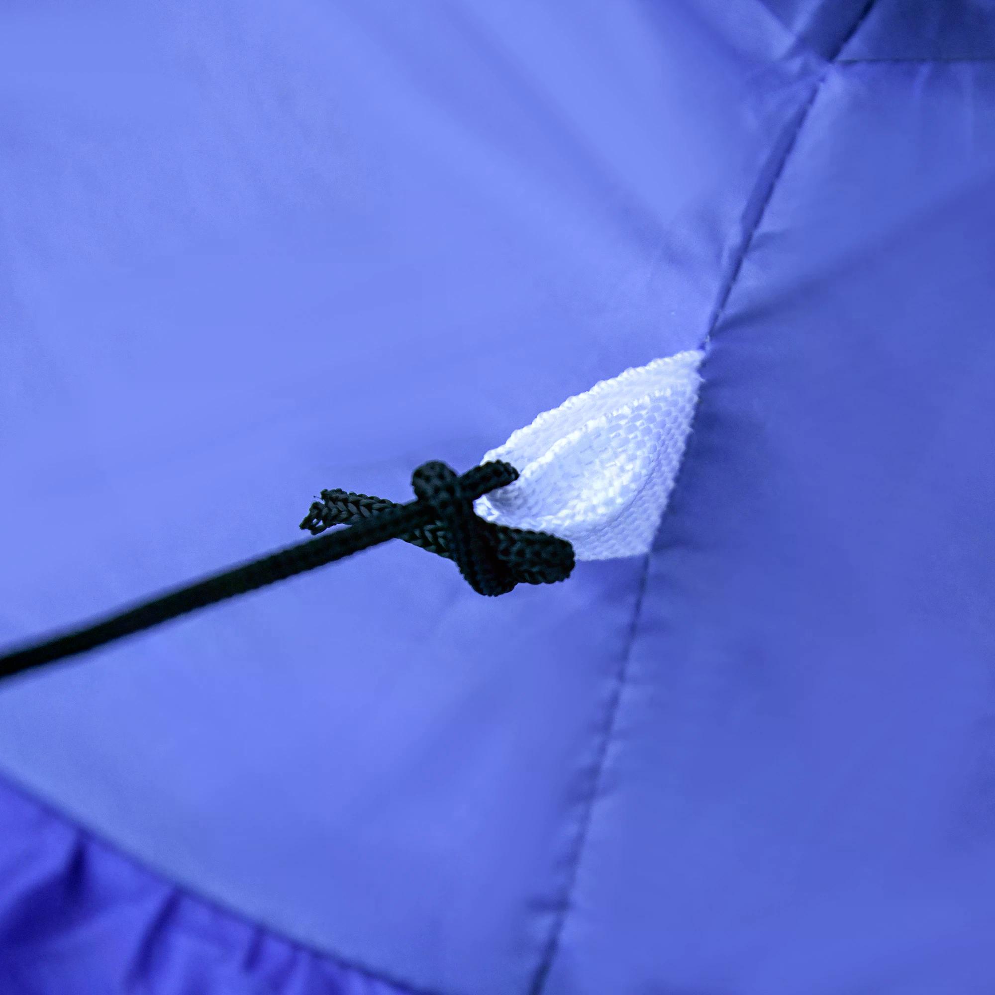 HOMCOM Christmas Inflatable Snowman Family Outdoor Home Seasonal Decoration w/ LED Light