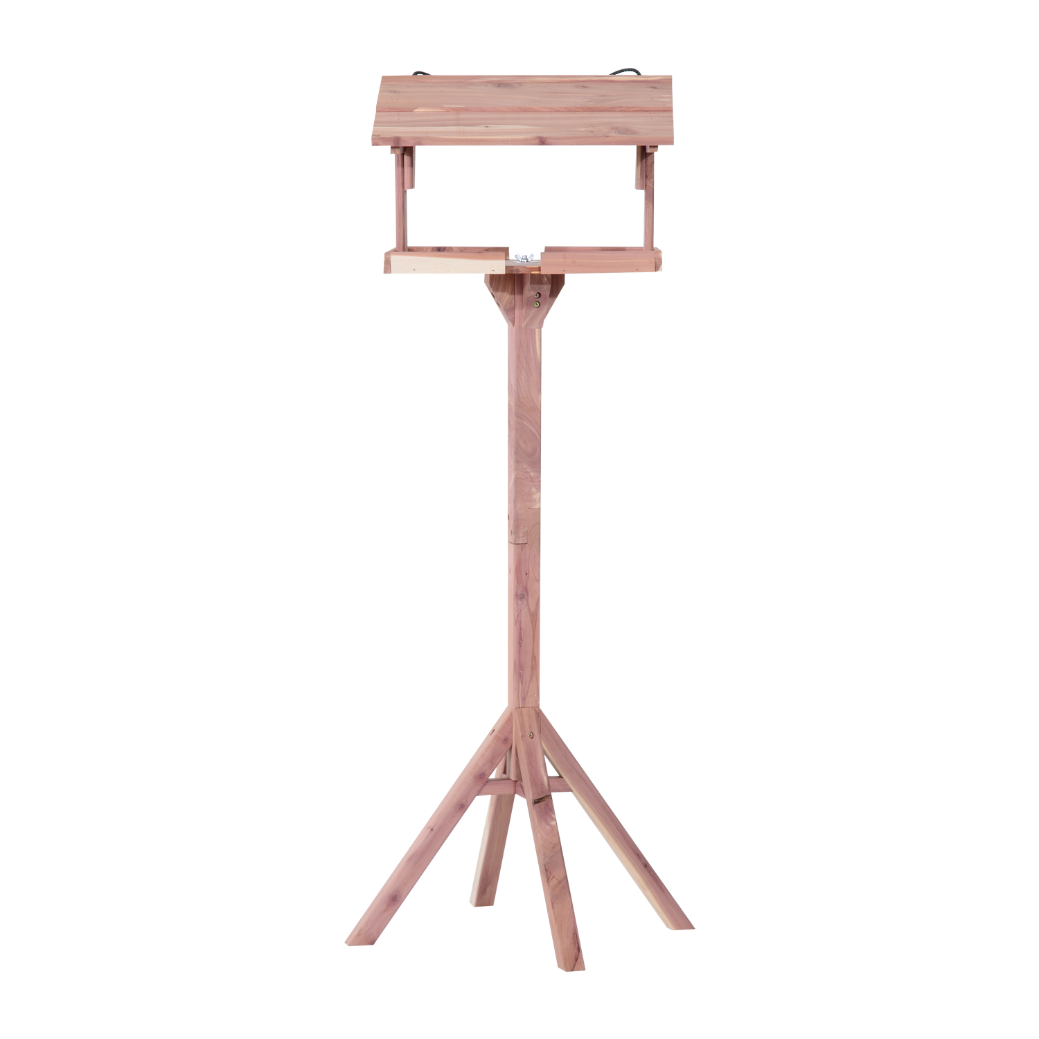 Mangiatoia Per Uccelli PawHut - 4 Ganci, 3 Alimentatori, Acciaio, Altezza 208cm - Foto 2