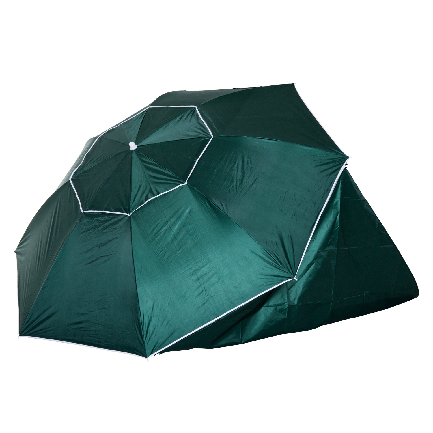 GREEN PARTY Ombrellone Boho 2,1 M Con Frange: Perfetto Per Spiaggia E Giardino, Portatile Con Borsa, Inclinabile E Protezione UV 50+