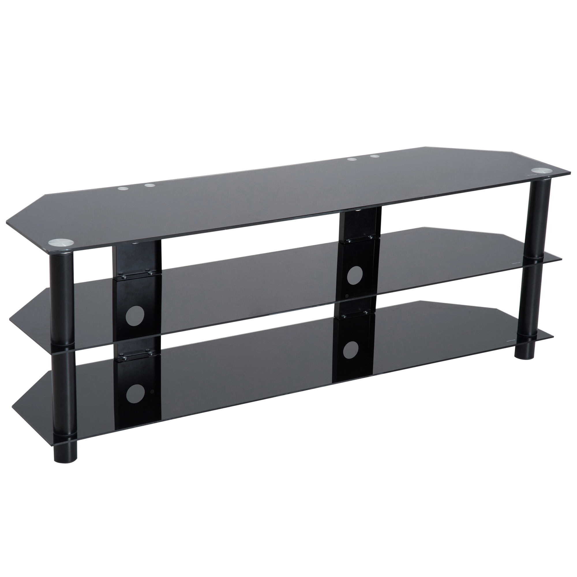 Mobile TV Relaxdays - 3 Ripiani In Vetro Temperato, Design Moderno - Foto 9