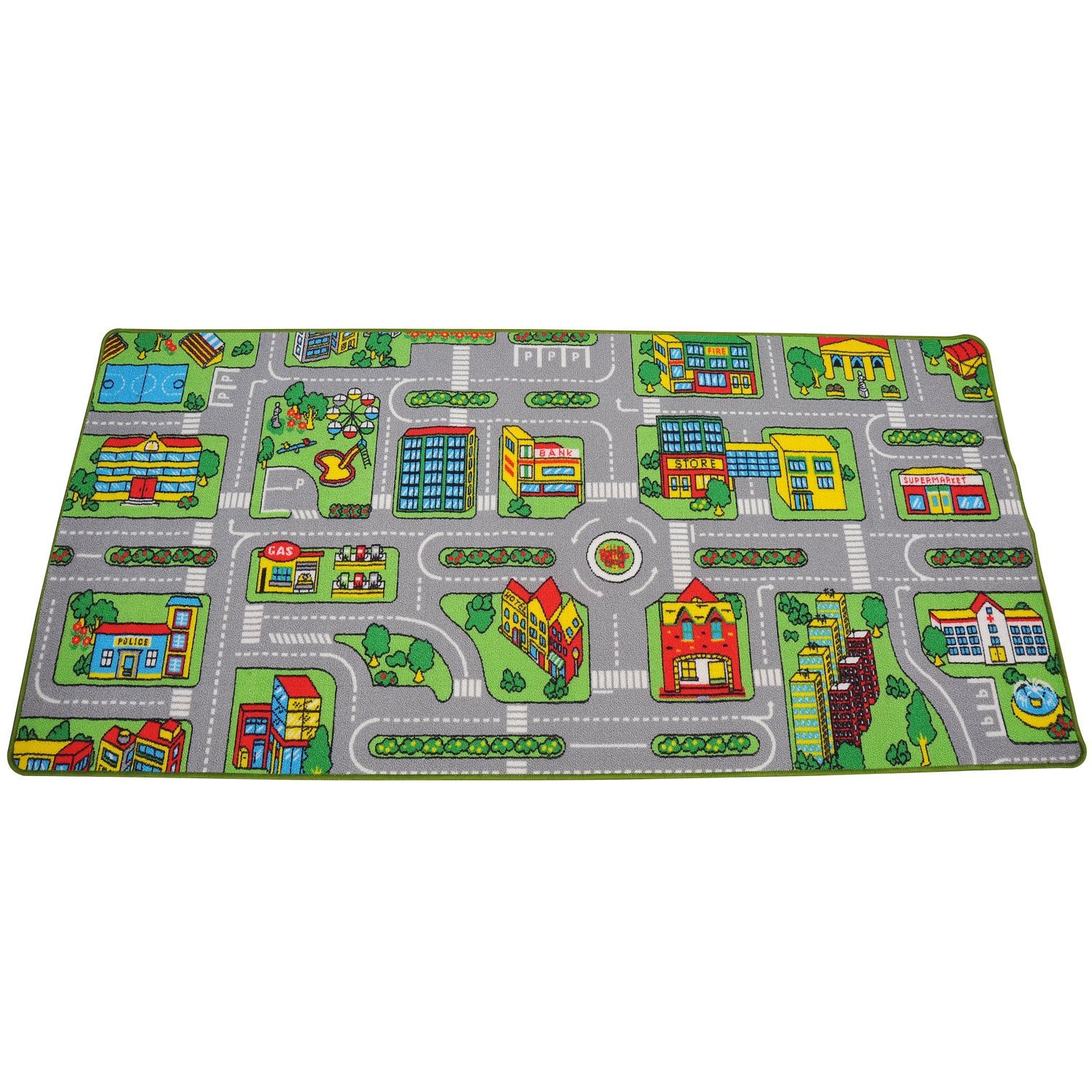 LEGO Xtra 853840 Tappetino Da Gioco La Strada - 2 Tappeti Double Face + Connettori Per Espandere La Tua Città LEGO