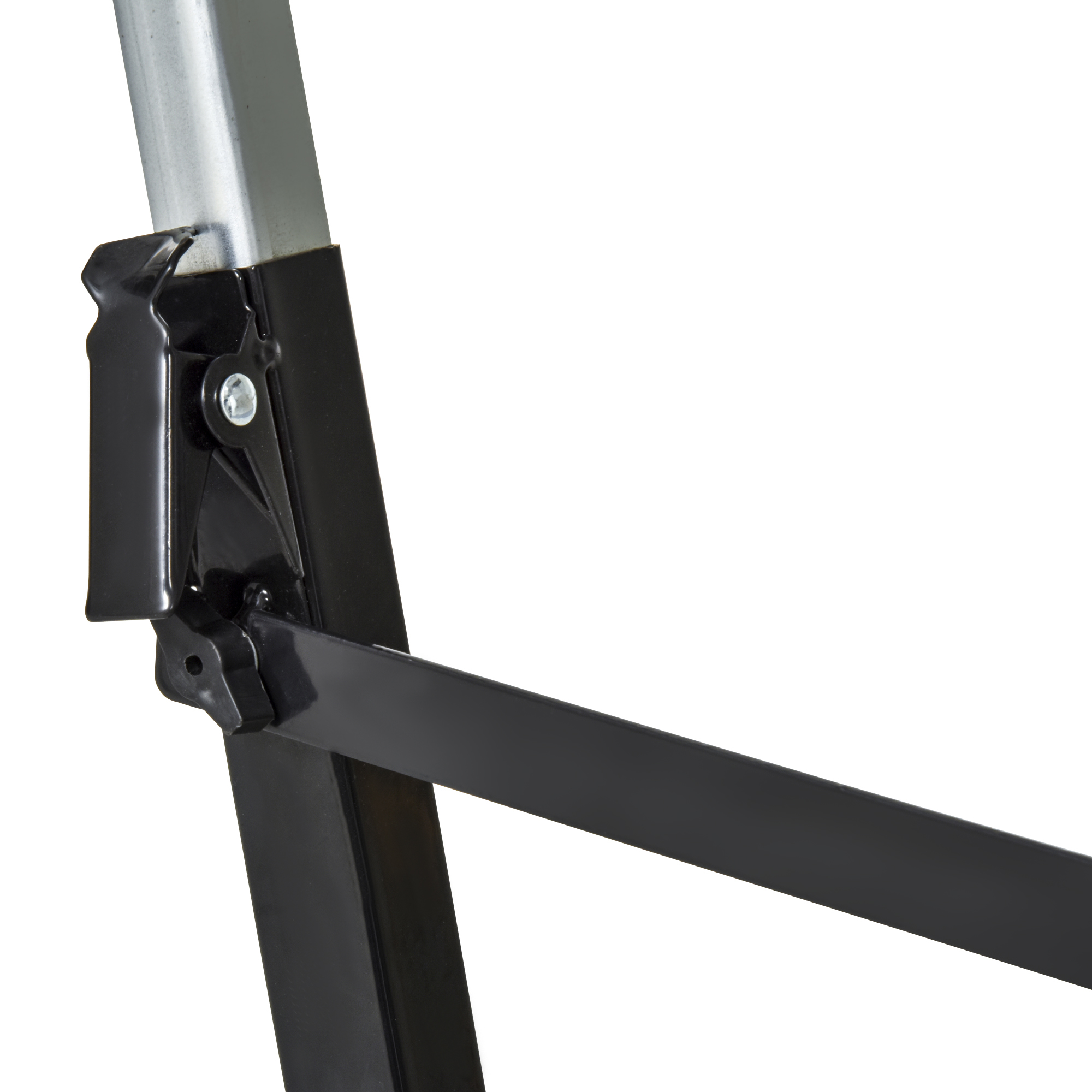 Set Di 2 Cavalletti Da Lavoro Pieghevoli DURHAND - Regolabili In Altezza (62-90cm), Portatili, Con Piano Antiscivolo - Carico 100kg Ciascuno, Giallo/Nero - Foto 9