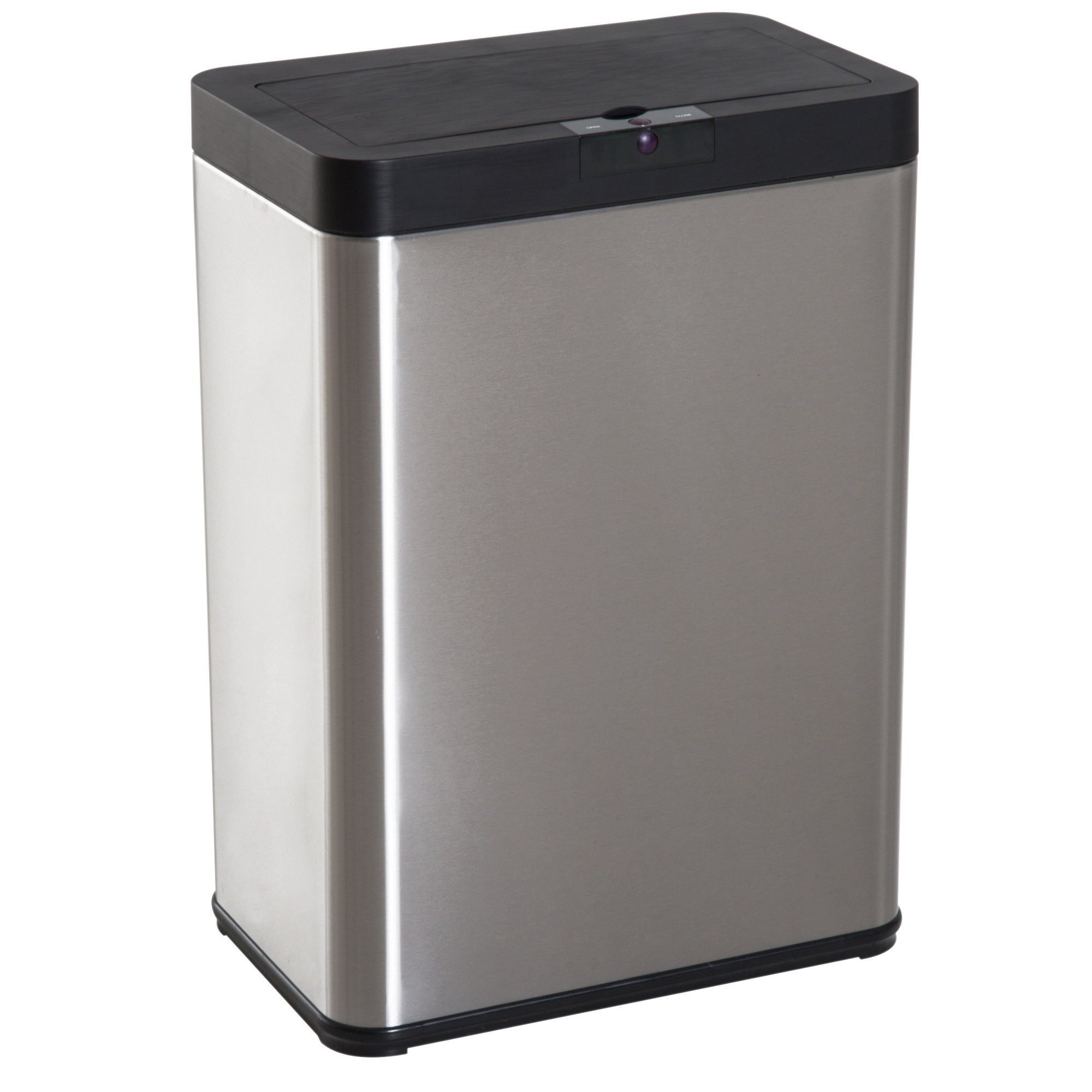 Patumiera Intelligente Tower T838028BLK 50L Con Sensore A Infrarossi - Cestino Automatico In Acciaio Inox Nero Per Casa O Ufficio