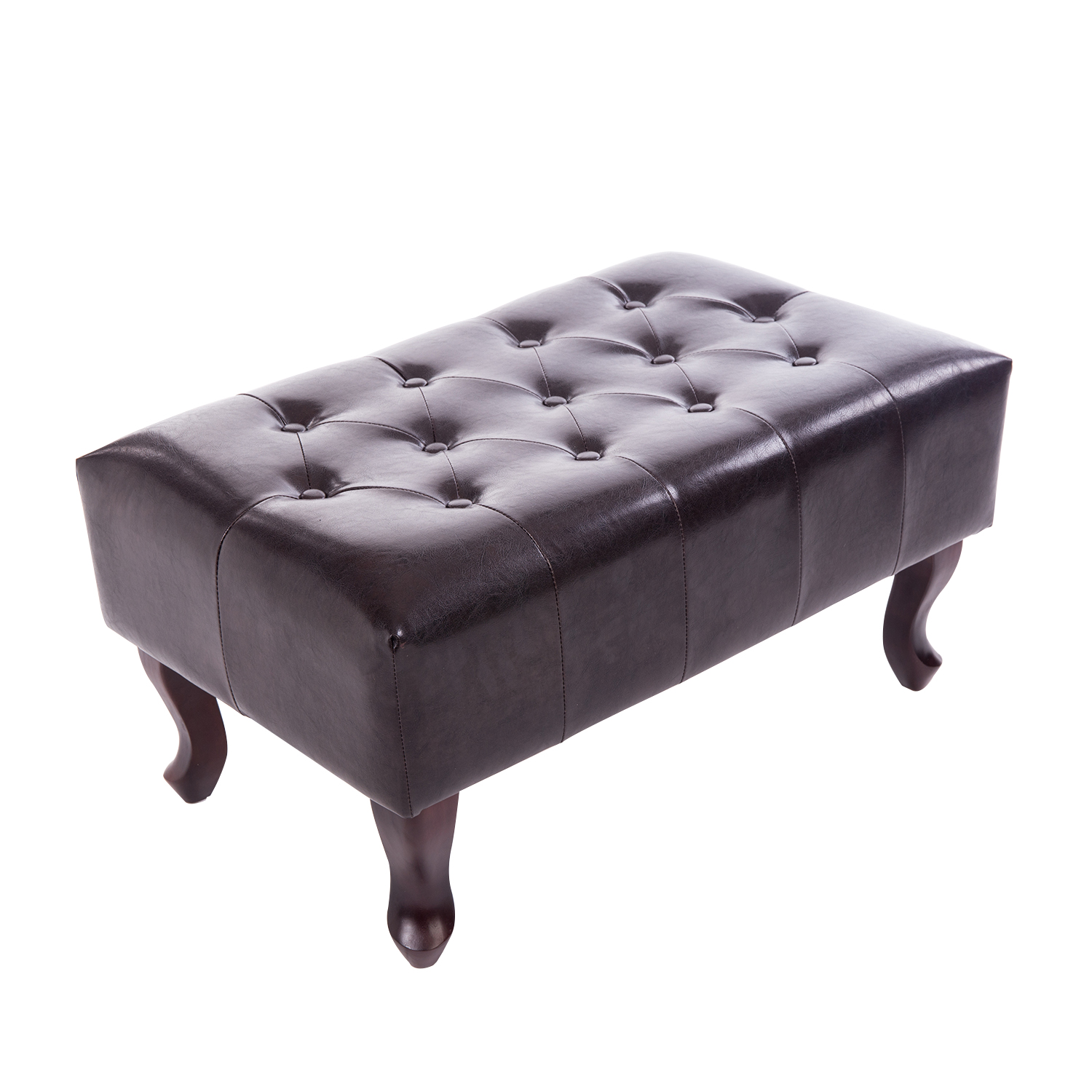 BAKAJI - Pouf Contenitore Poggiapiedi In Tessuto Rosa Sgabello Con 12