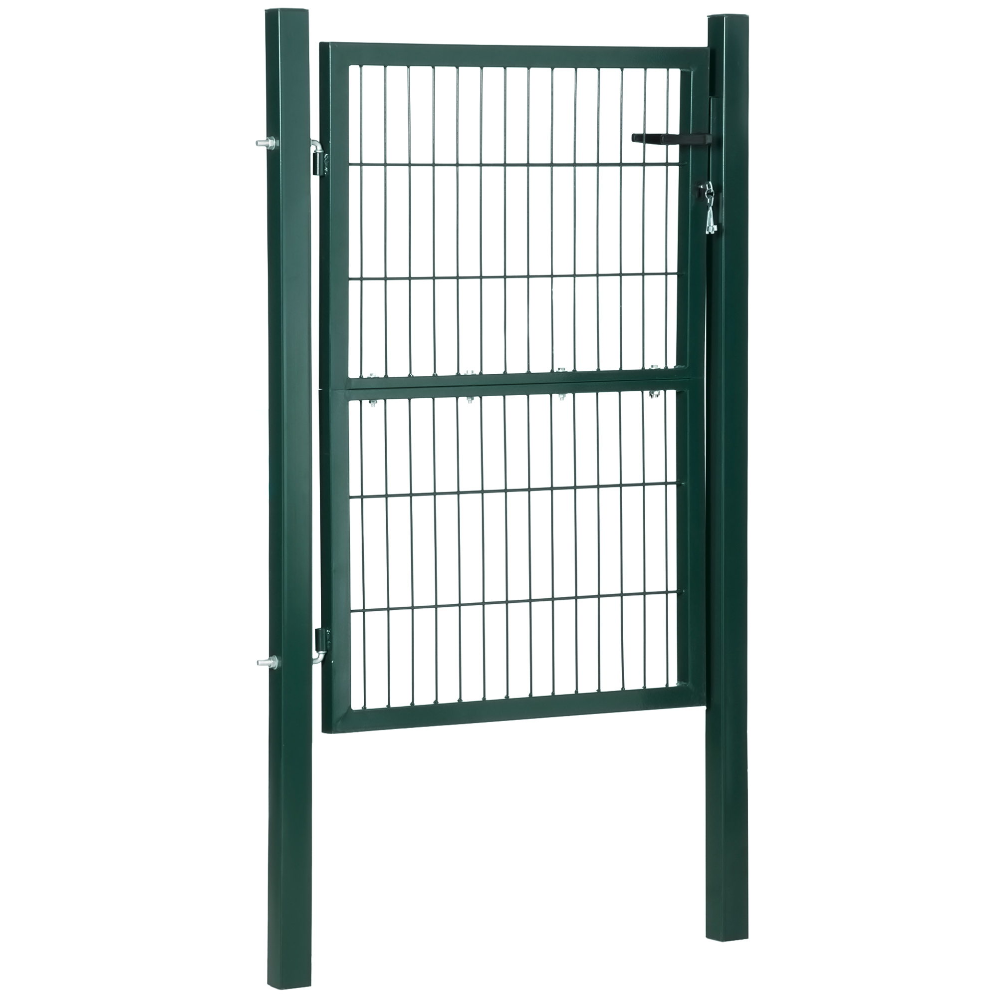 Metalen Tuinpoort, 120x100 Tuindeur van gegalvaniseerd staal, incl
