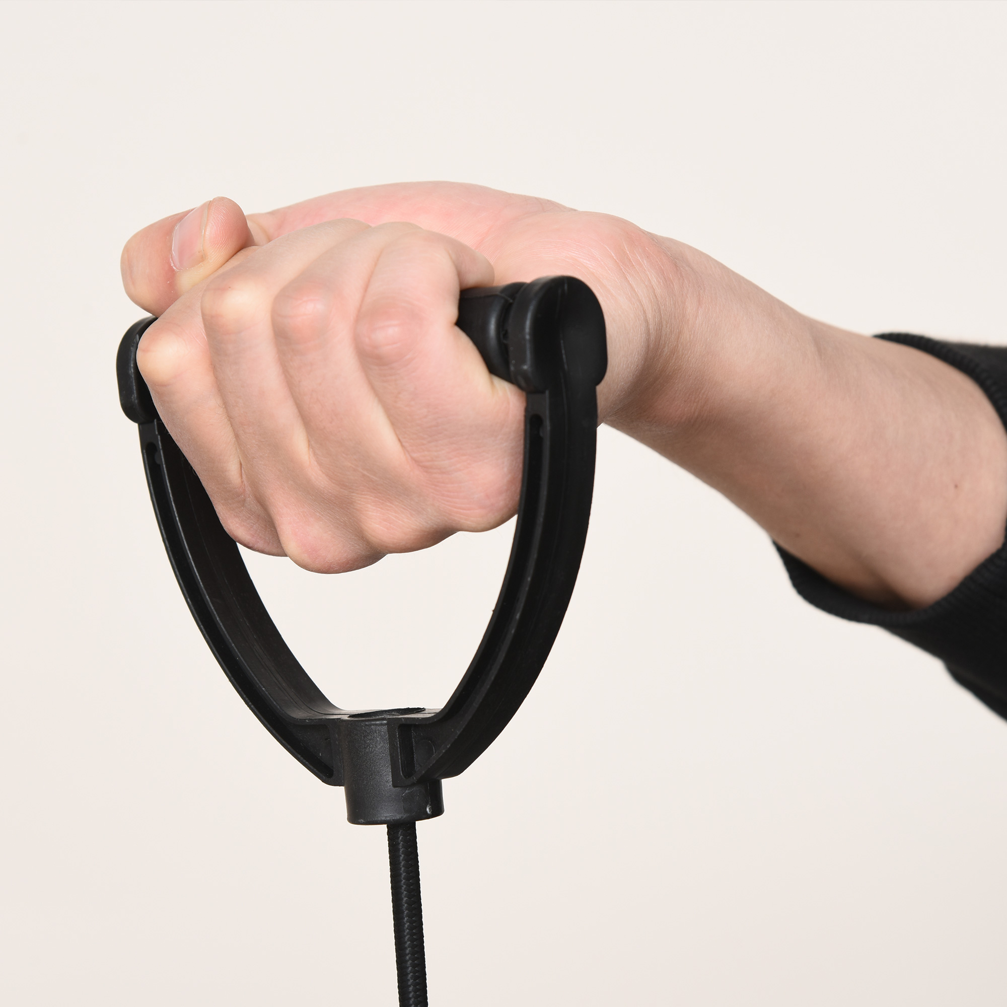 HOMCOM Mini Stepper W/Arm Cord-Black/Silver Grey 