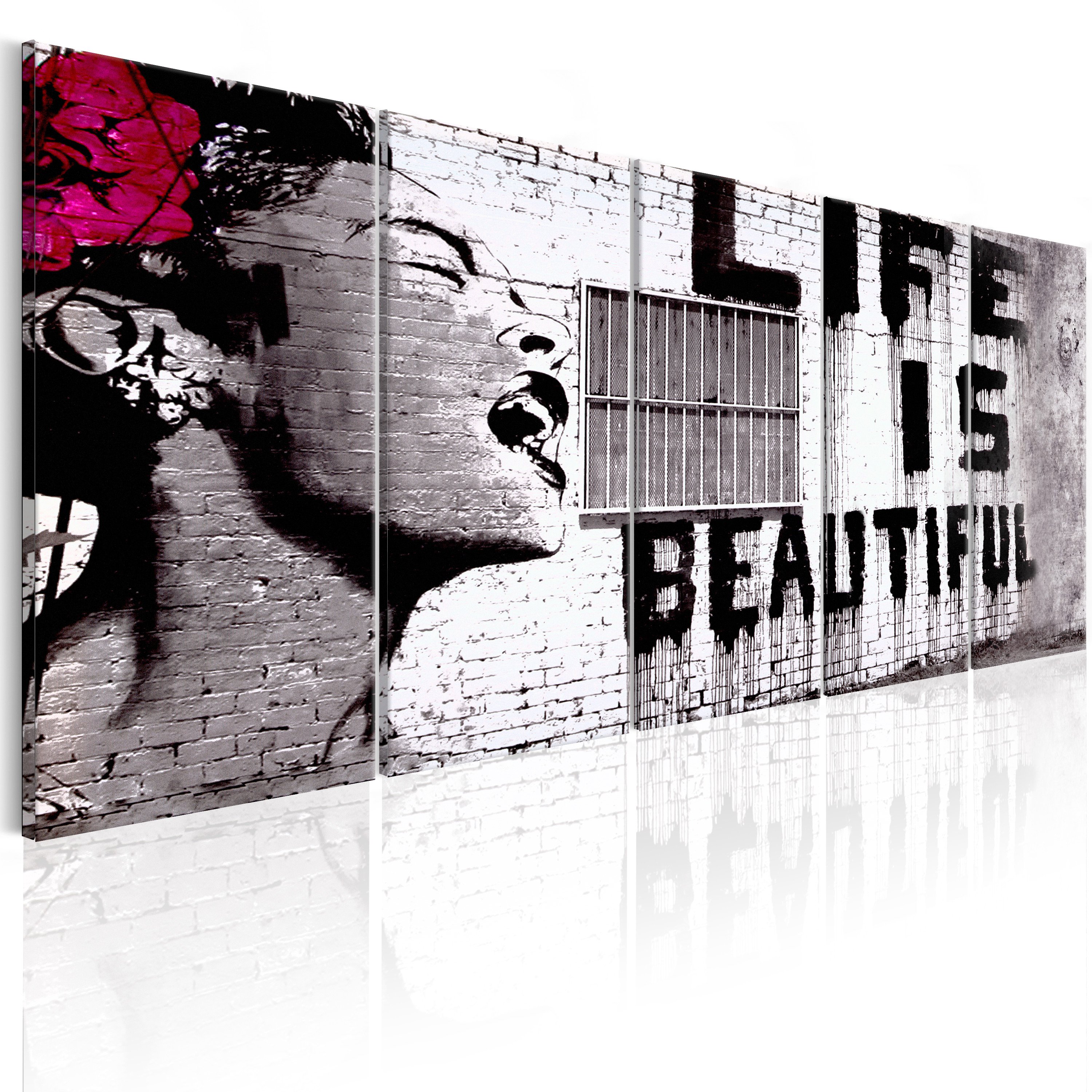 Quadro - Banksy: Life is Beautiful 200x80