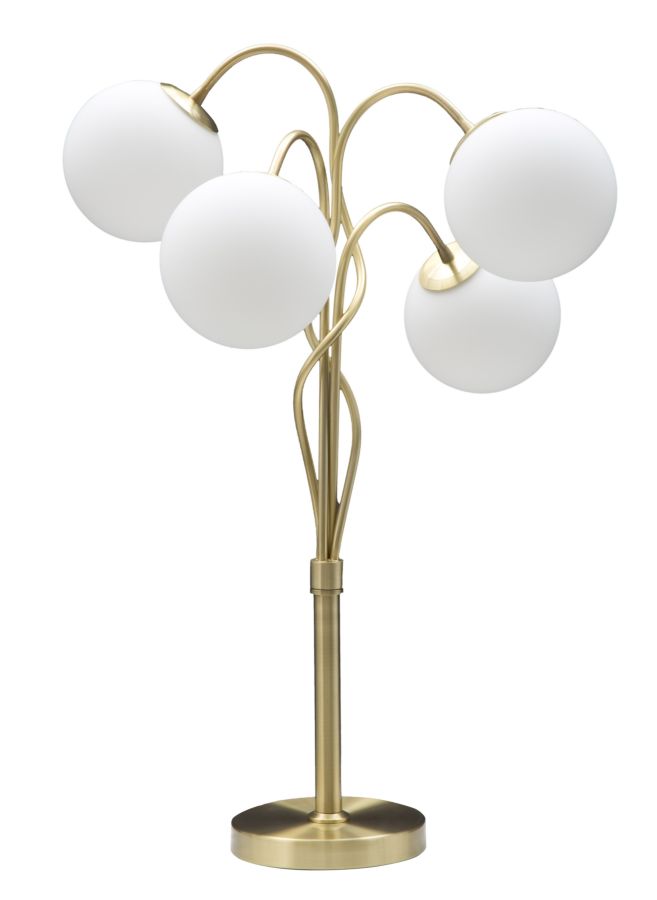 Lampada Da Tavolo Glamy 4 Light Cm ﾘ 53X74