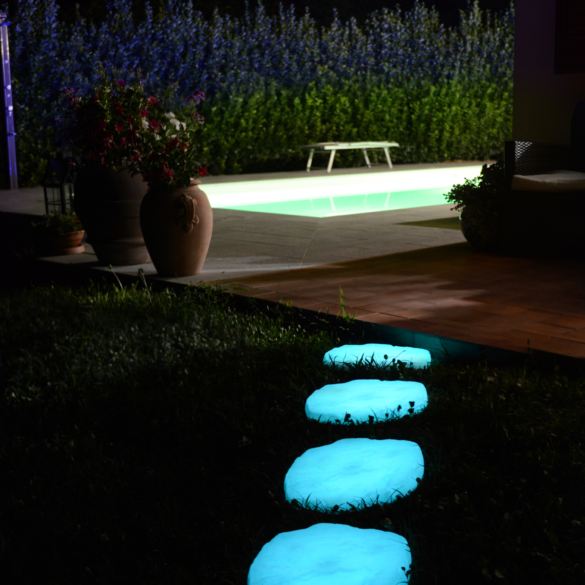 Farmet Set 4 Pz Passo Giapponese Bianco  37x31x20 Aosom Italy