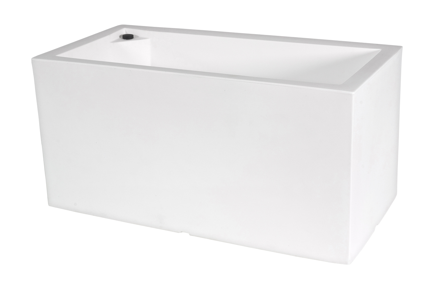 Farmet Vaso Rettangolare Atlantis Cm 100 Bianco 100x49x48