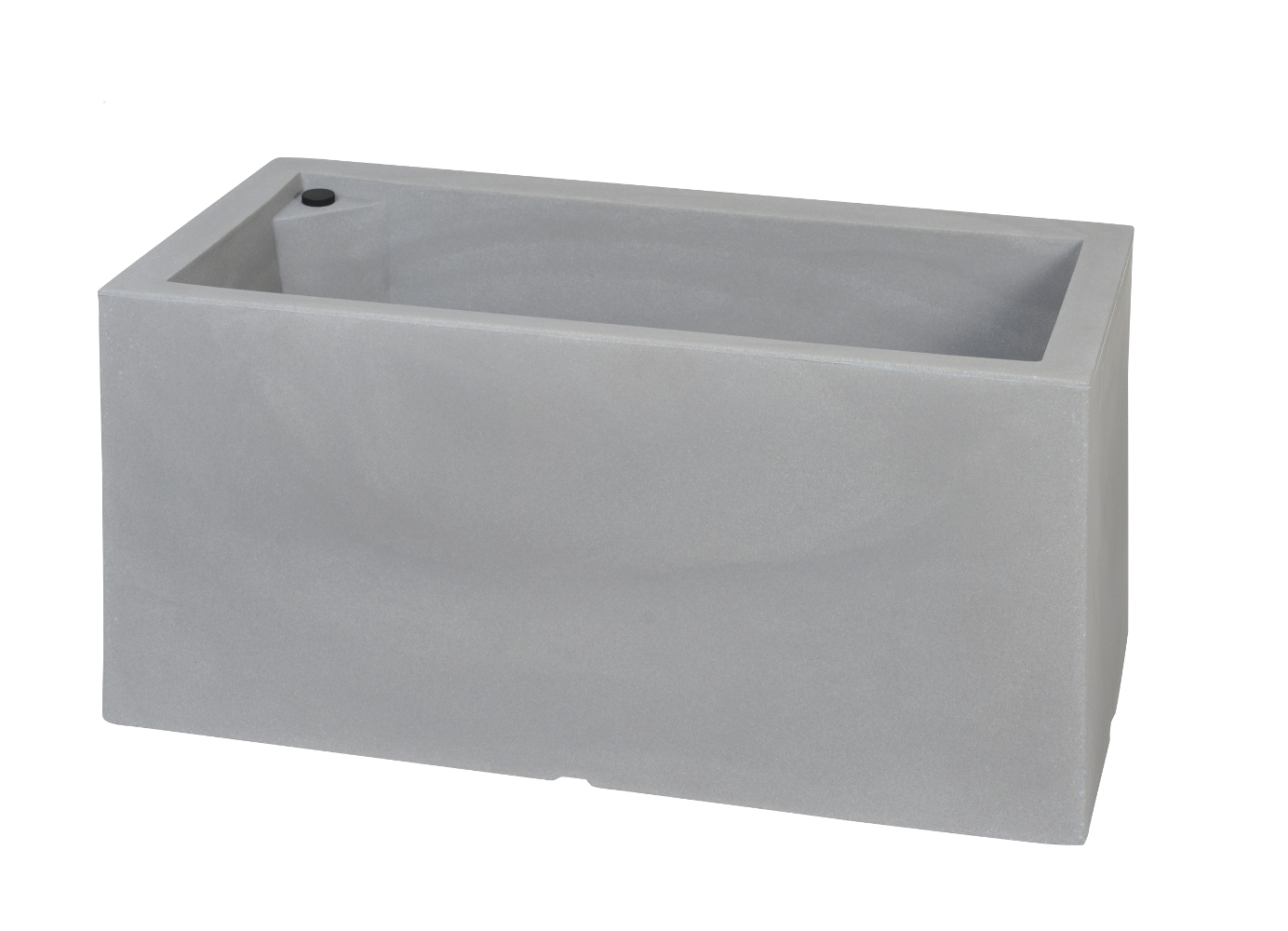 Farmet Vaso Rettangolare Atlantis Cm 100 Pietra Serena 100x49x48