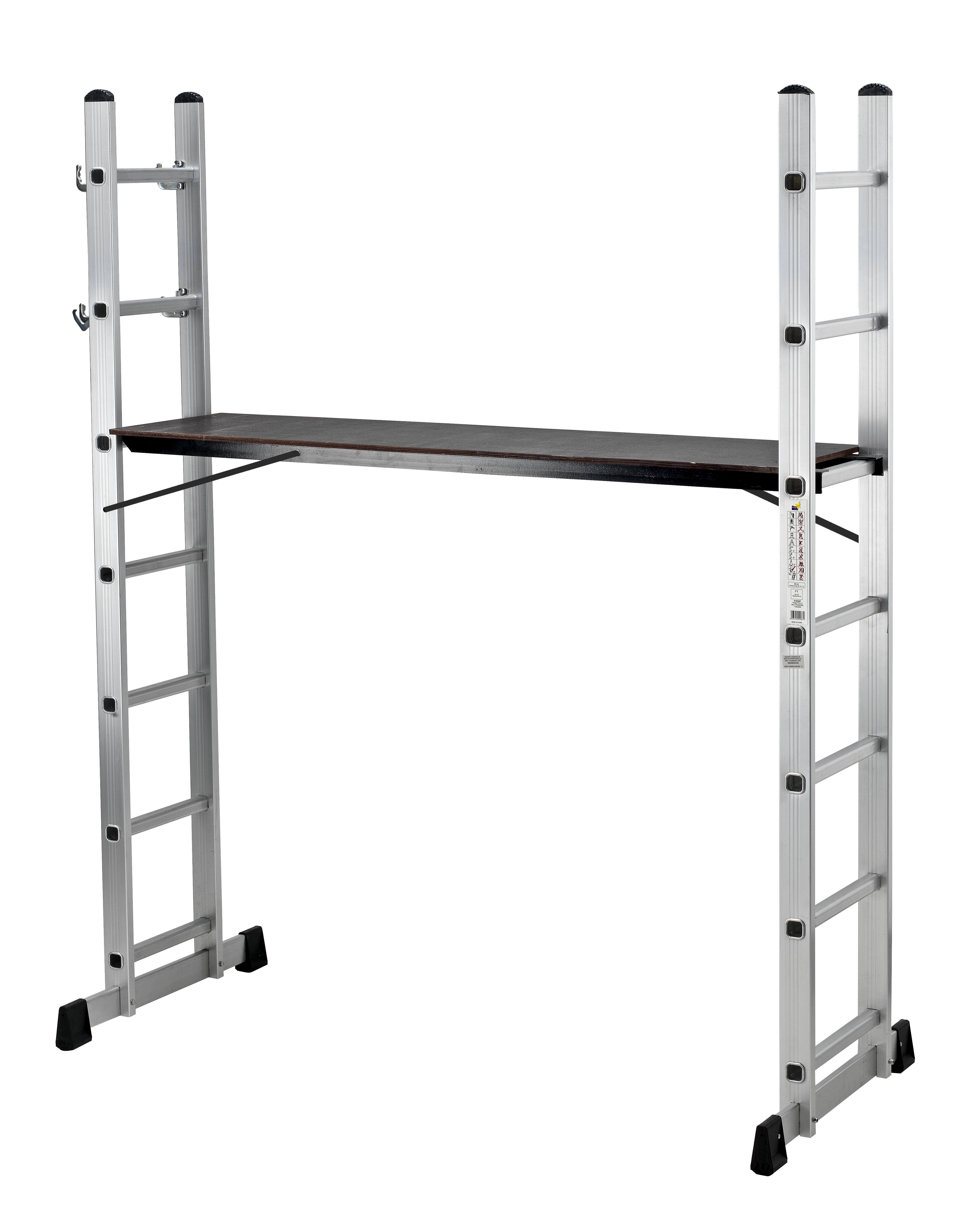 Scala Alluminio Everest 4x3 Multifunzione Portata Max Kg 150