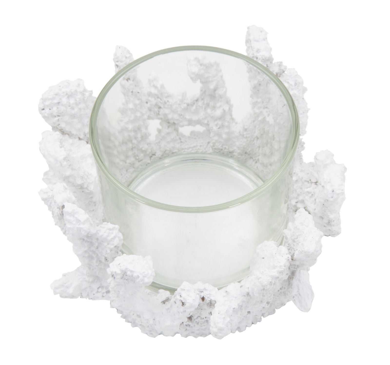 Porta Candela Corallo Cm ﾘ 12.5X9 