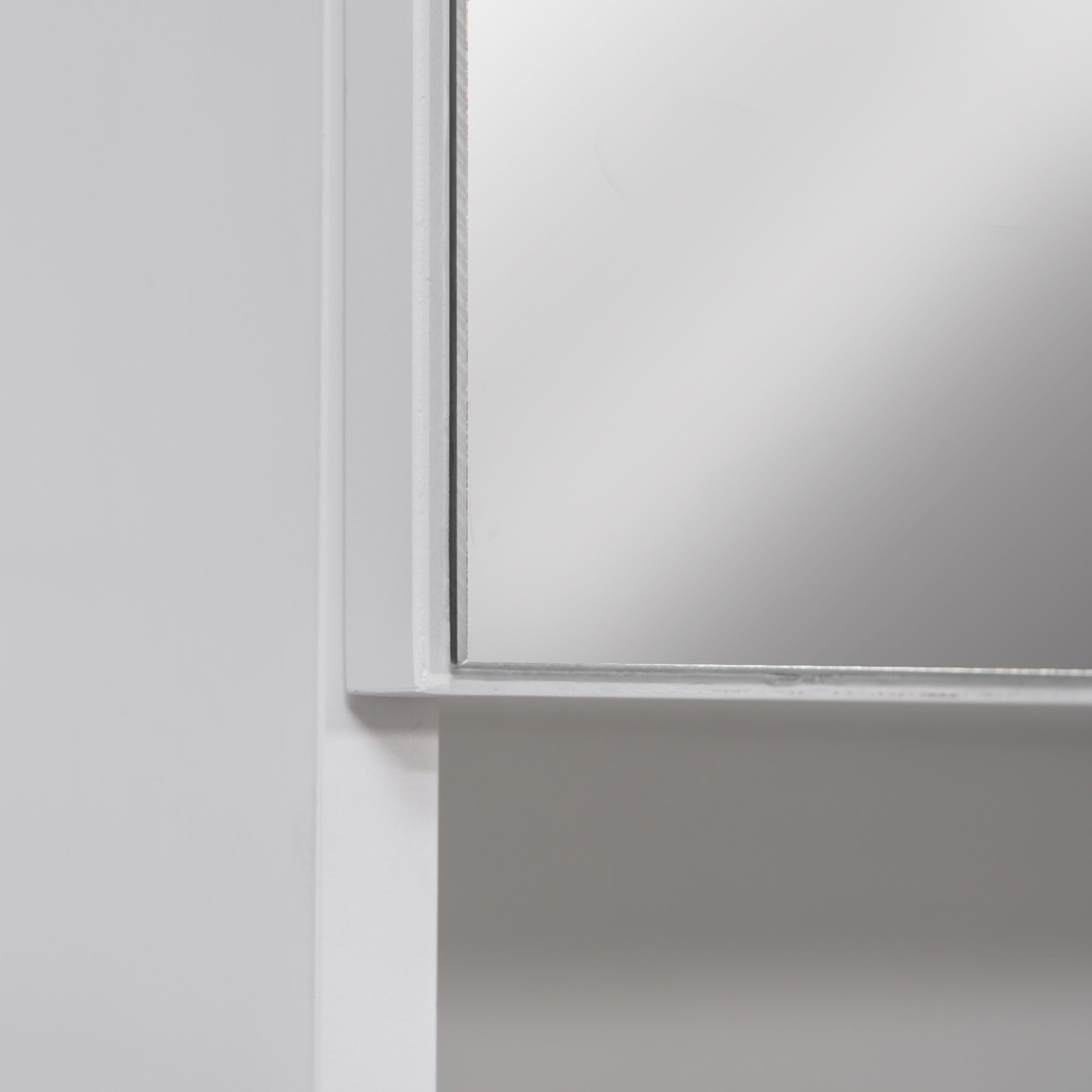 kleankin Wall Mounted Bathroom Cabinet, Double Door Storage Cupboard with Adjustable Shelf, White