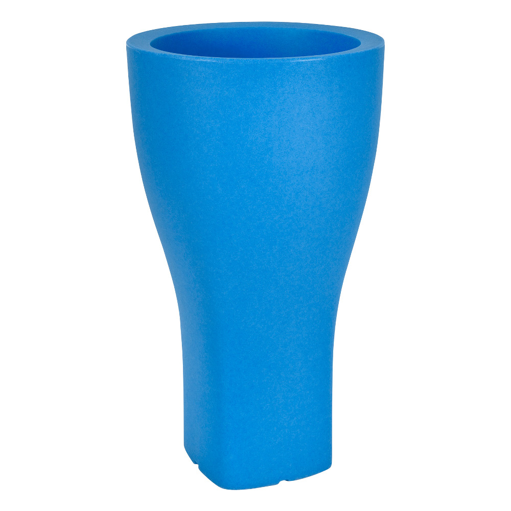 Farmet Domus Vaso Rotondo 85 Cm Azzurro Fluo ø 48 h 85
