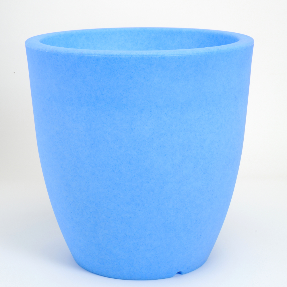 Farmet Orione Alto Vaso Cm 50 Azzurro Fluo ø 50x50 h