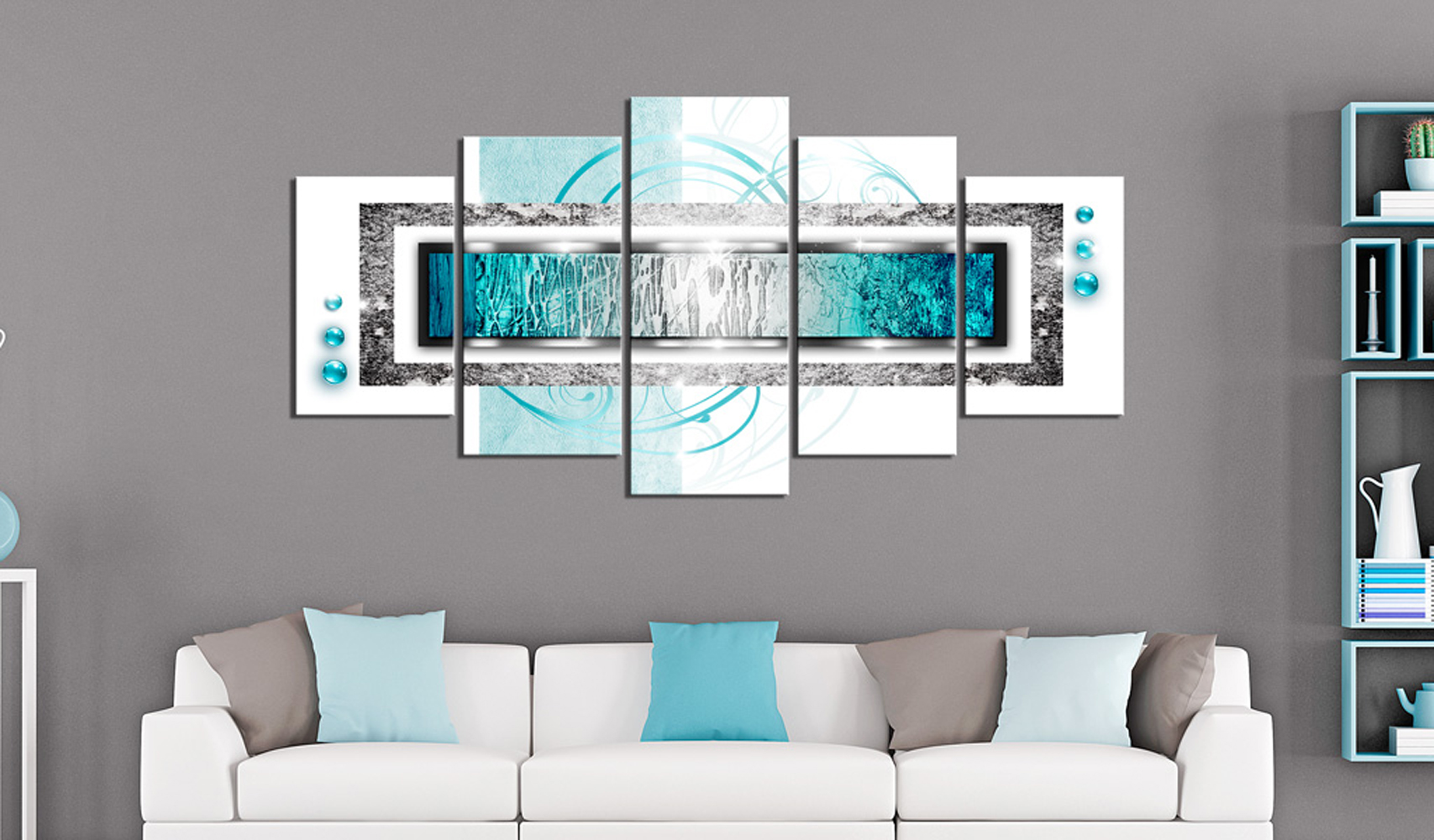 Quadro - Tempesta nevosa turchina, 200x100