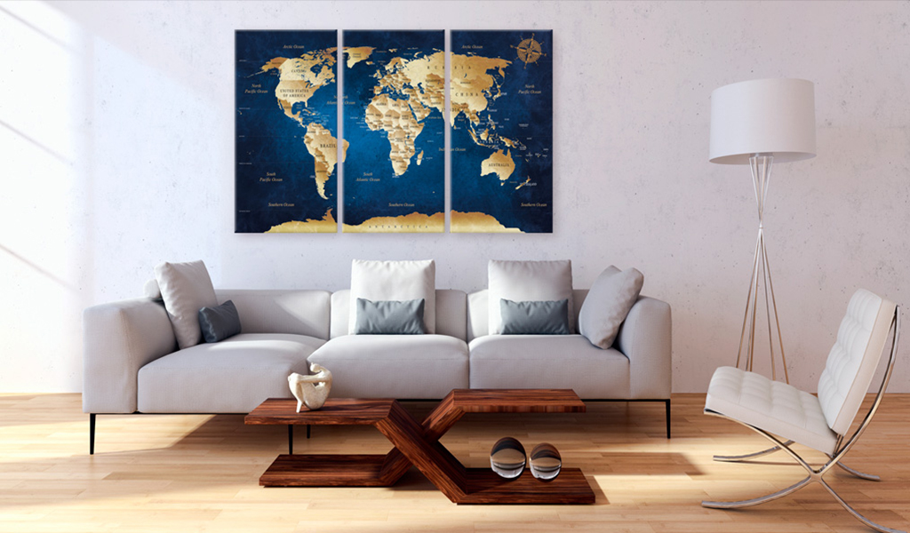 Quadro - The Dark Blue Depths , 90x60