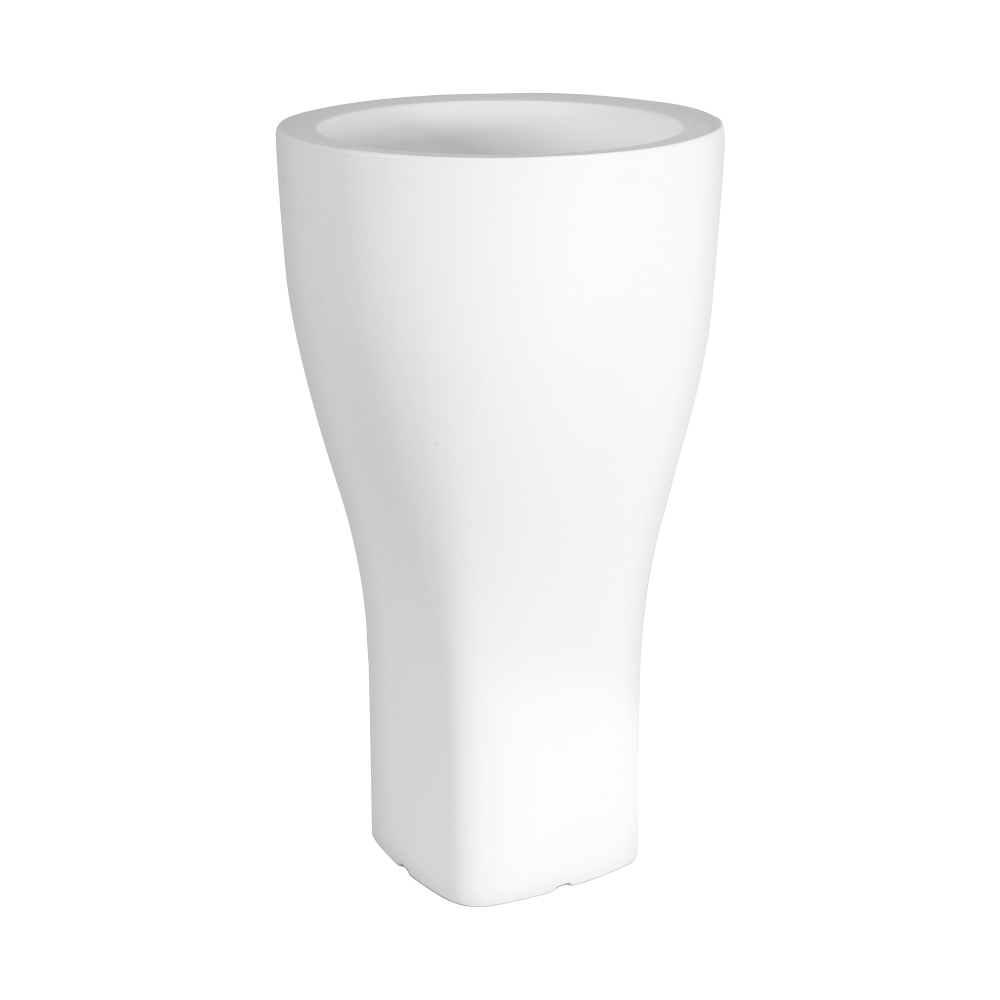 Farmet Domus Vaso Rotondo 85 Cm Bianco ø 48 h 85