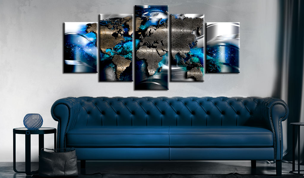 Quadro - Con accento azzurro, 200x100