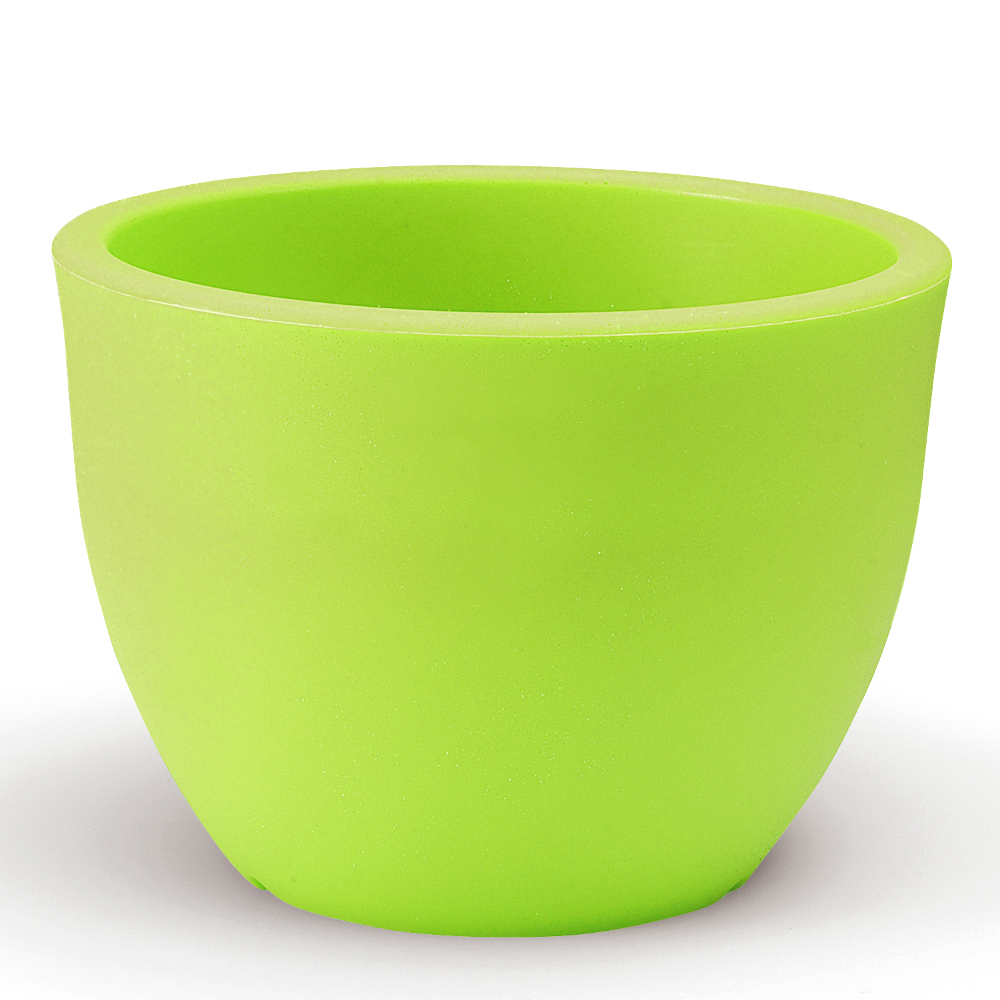 Farmet Coppia Orione Vaso Cm 25 Verde Acido ø 25x18 h