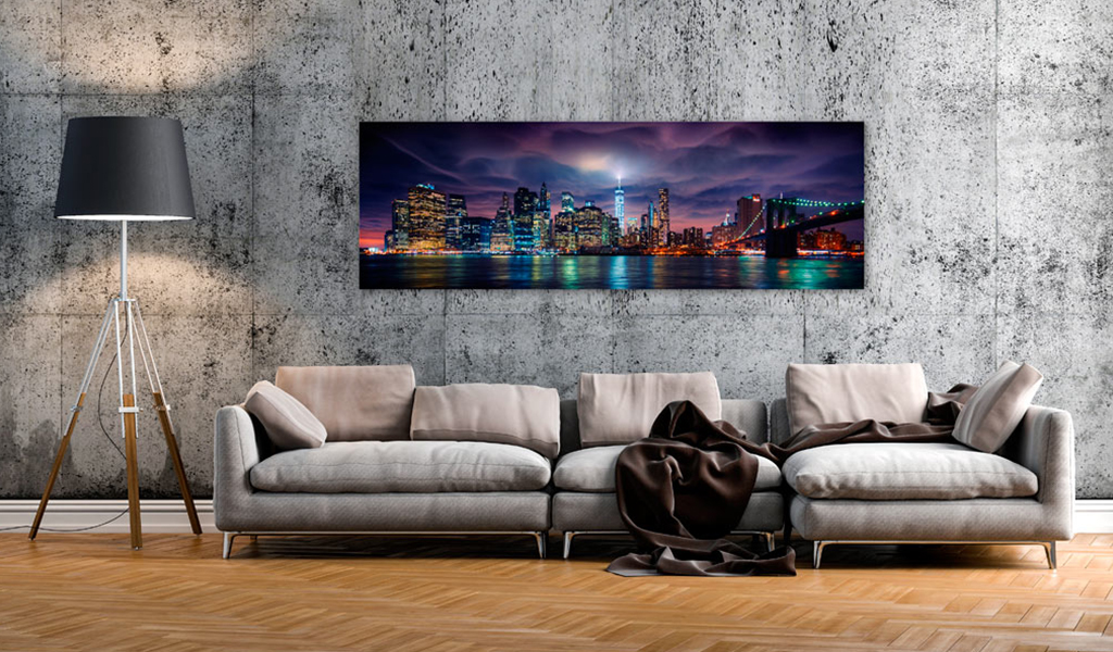 Quadro - New York: Dark City, 150x50