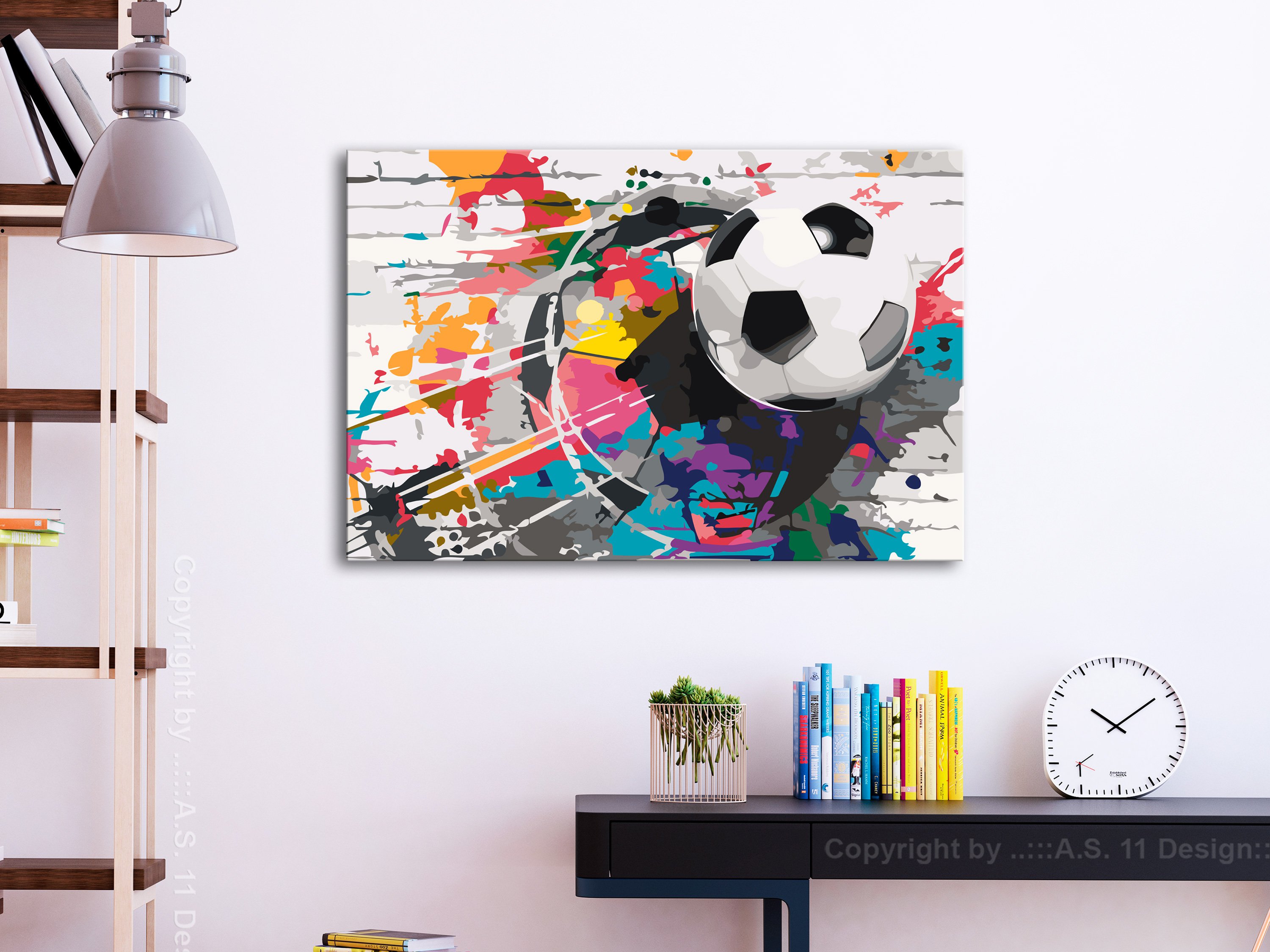 Quadro fai da te - Colourful Ball, 60x40