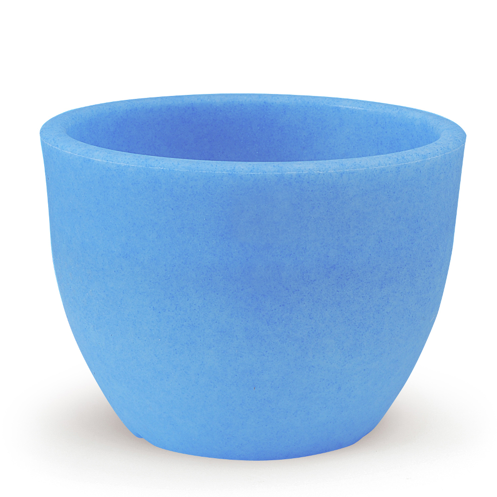 Farmet Coppia Orione Vaso Cm 25 Azzurro Fluo ø 25x18 h