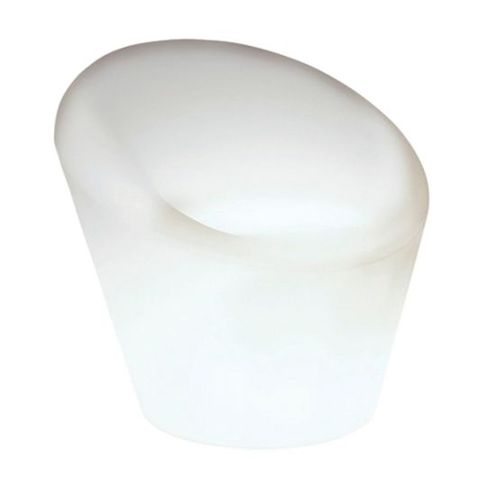 Farmet Poltrona Happy Bianco Perla Illuminata 88x80x85