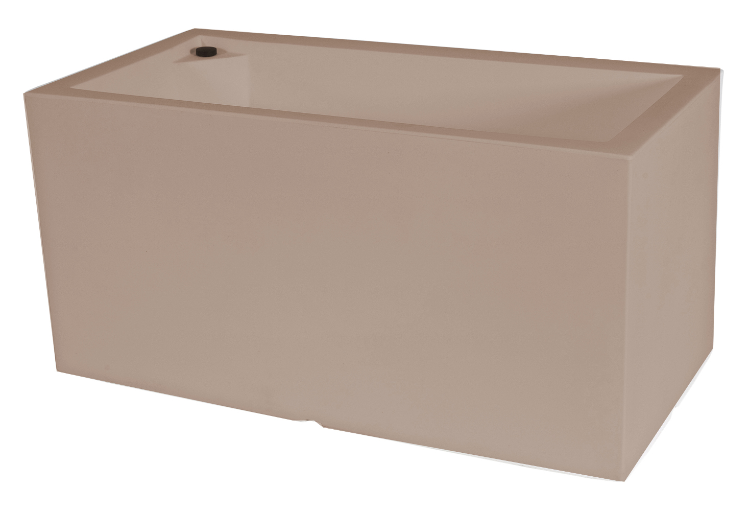 Farmet Vaso Rettangolare Atlantis Cm 100 Avana 100x49x48