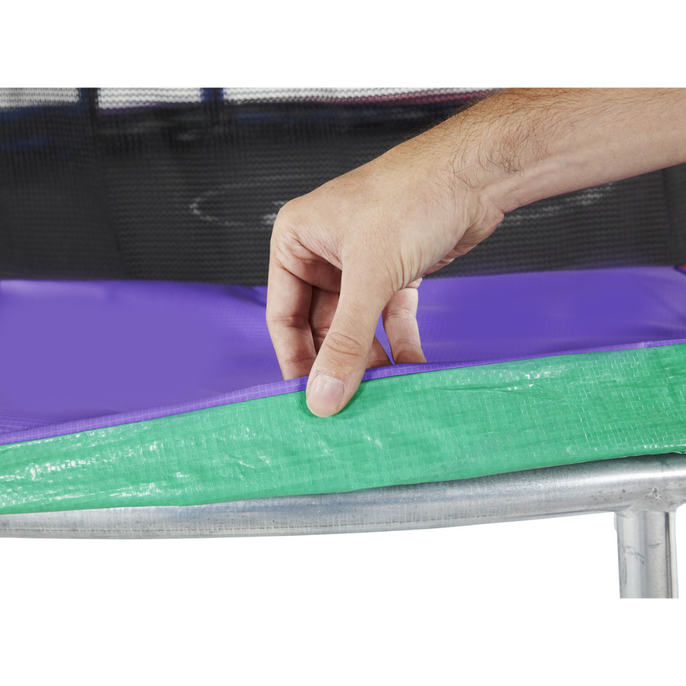 Trampolino tappeto elastico  per bambini 6FT reversibile 182 X H 200 cm da giardino