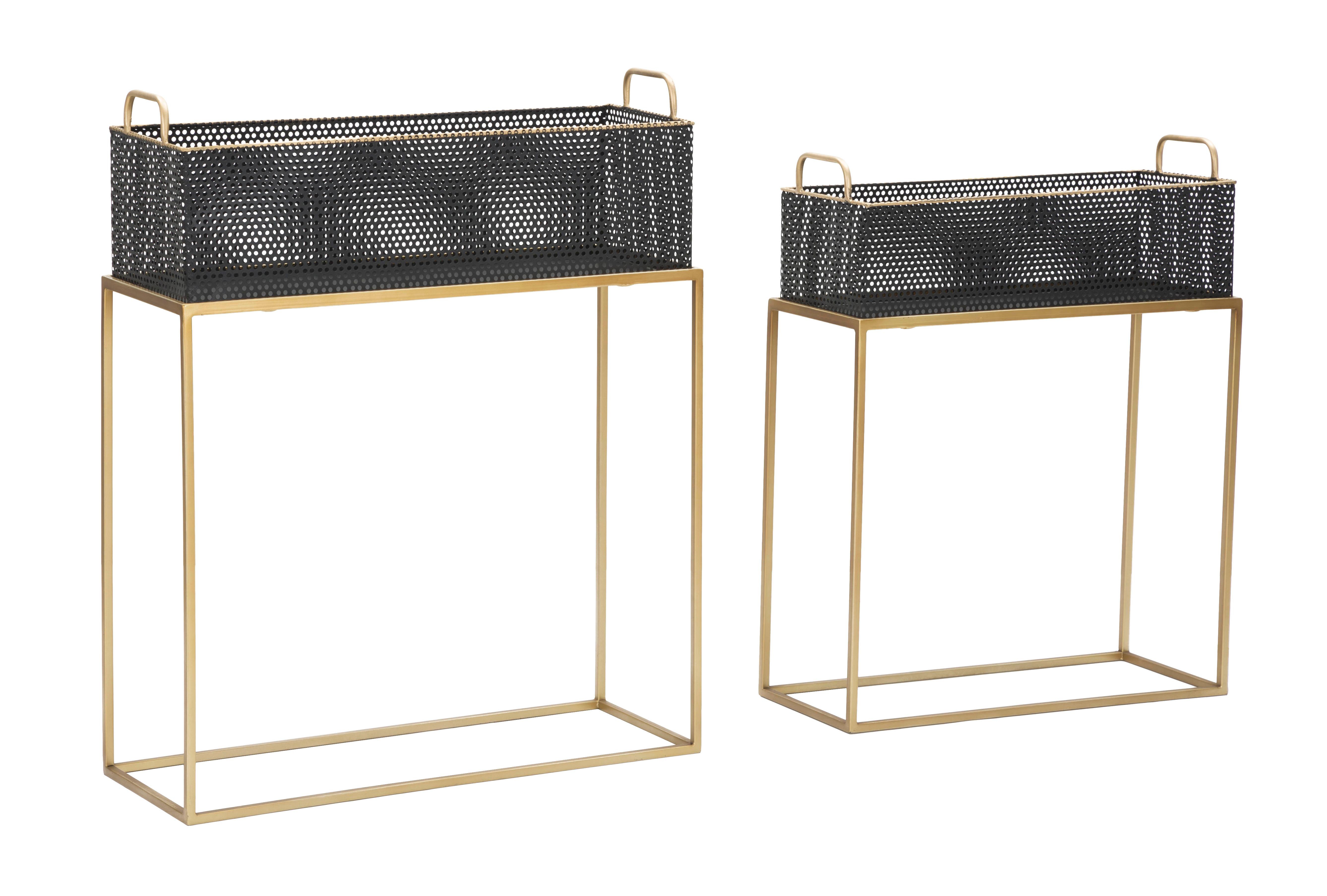 Porta Vasi Fashion Ret. Coppia Cm 60X23X73,5-51X20X64