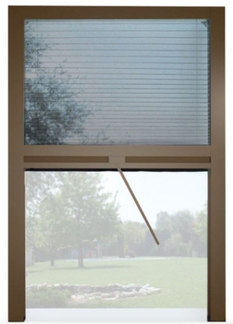 Zanzariera Plisse Melodie In Kit 160X160 Bronzo