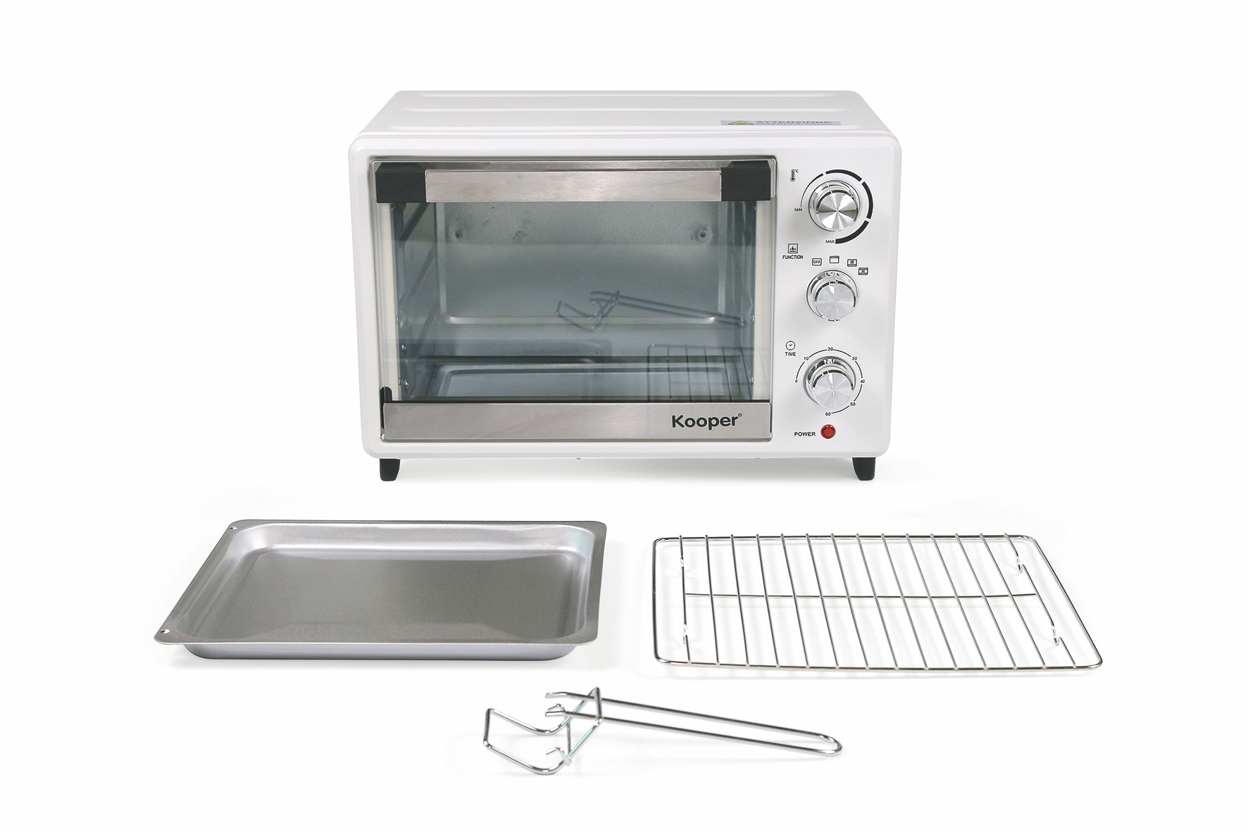 Kooper Forno 30 Lt Bianco 1380 W Ventilato | Aosom.it
