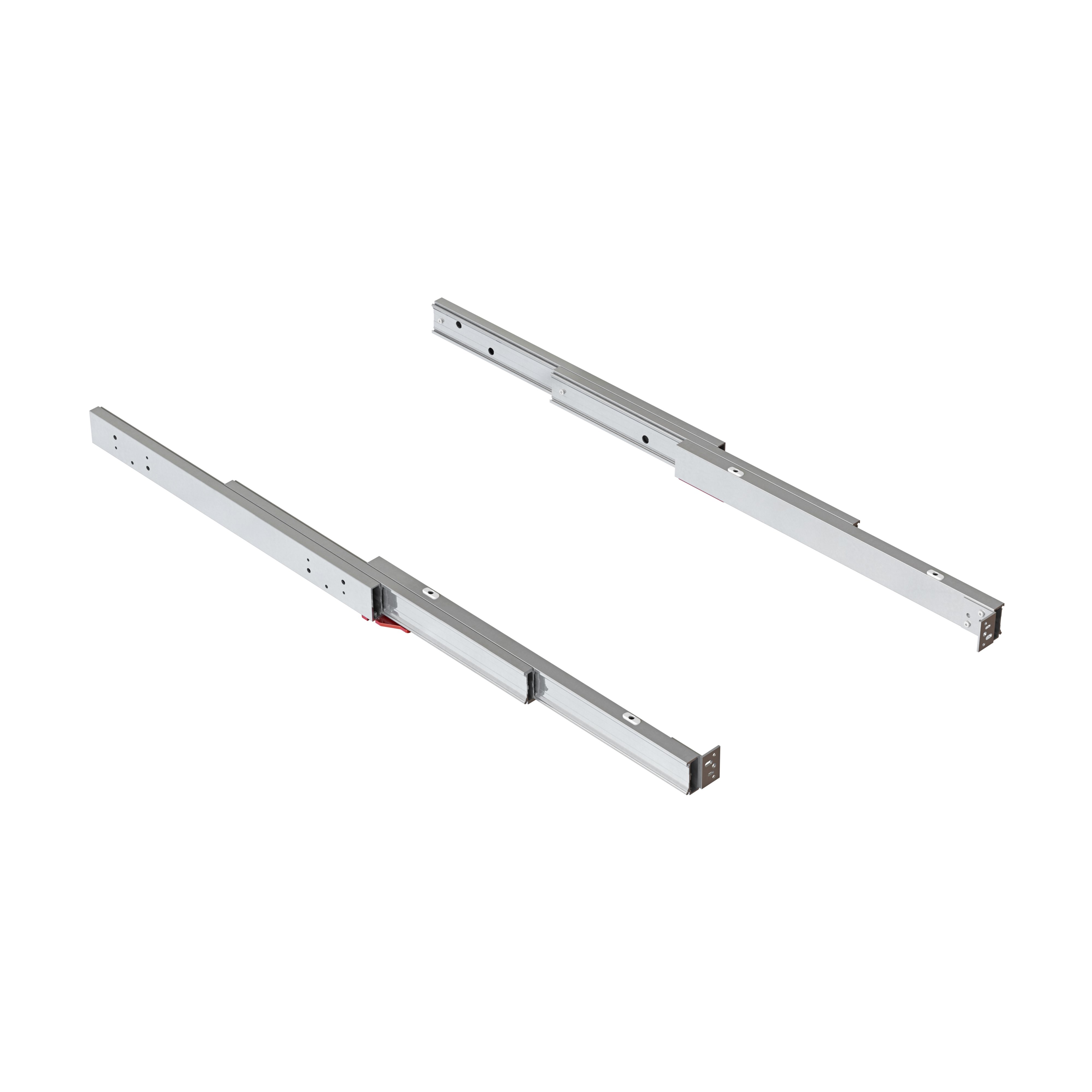 Emuca Guide per tavolo allungabile Shot, Champagne anodizzato, Alluminio