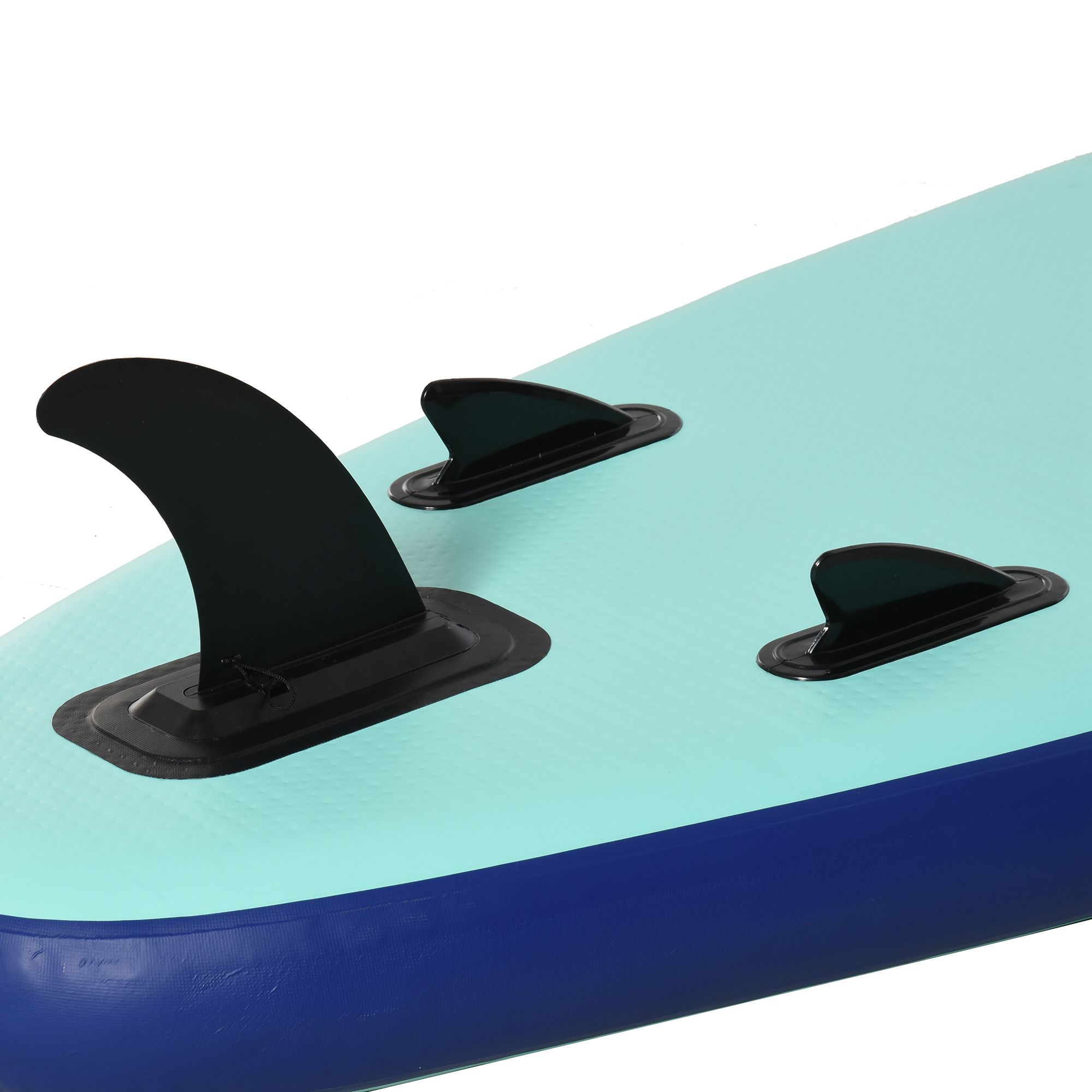 HOMCOM 10.5ft Inflatable Stand Up Paddle Board Kayak Conversion Kit SUP Accessories Carry Bag Non-Slip Deck Adj Paddle Seat Pump Leash Green
